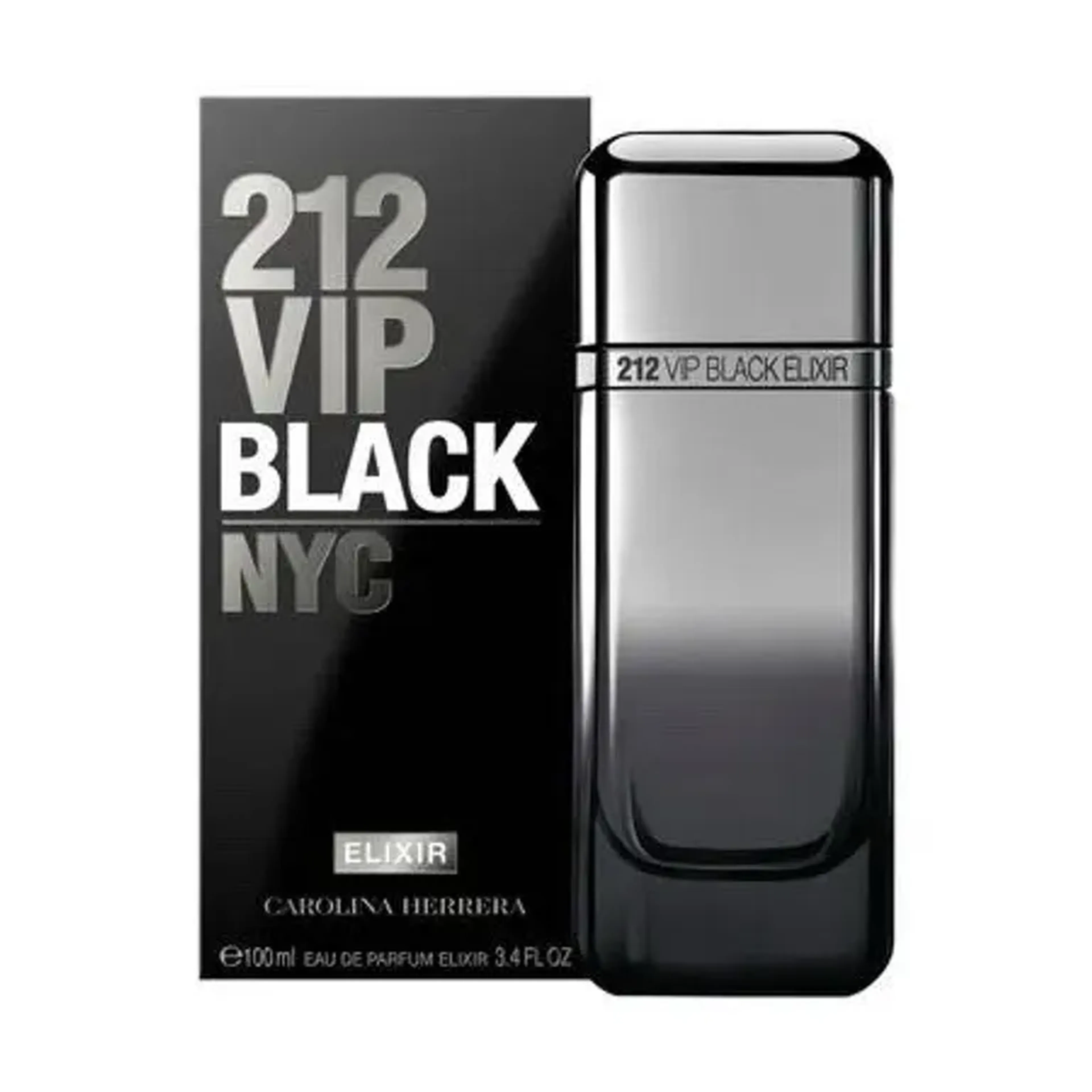 212 VIP Black Elixir 100ml - Carolina Herrera imagem