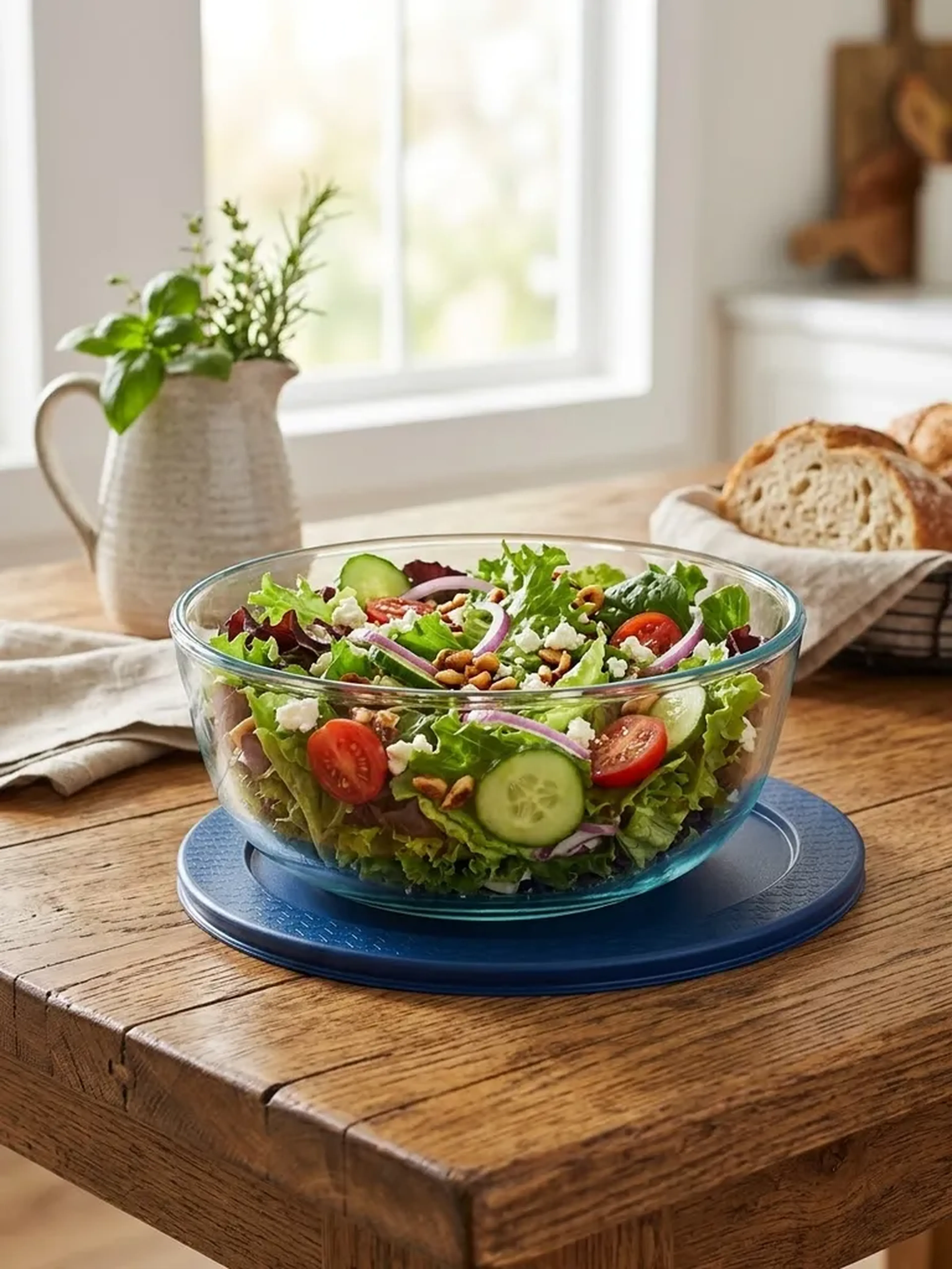 Saladeira com tampa imagem