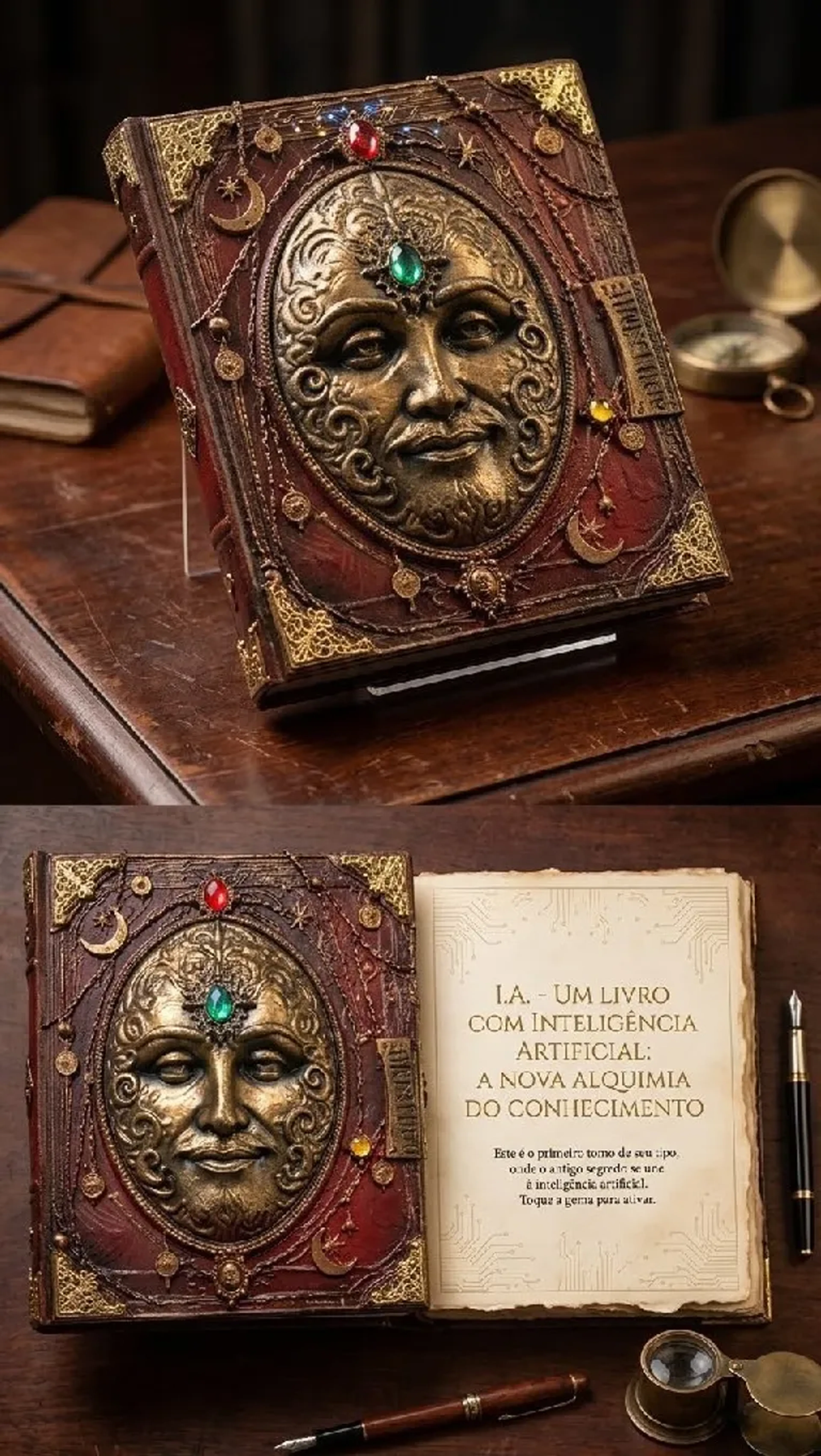 Livro com Inteligência Artificial imagem