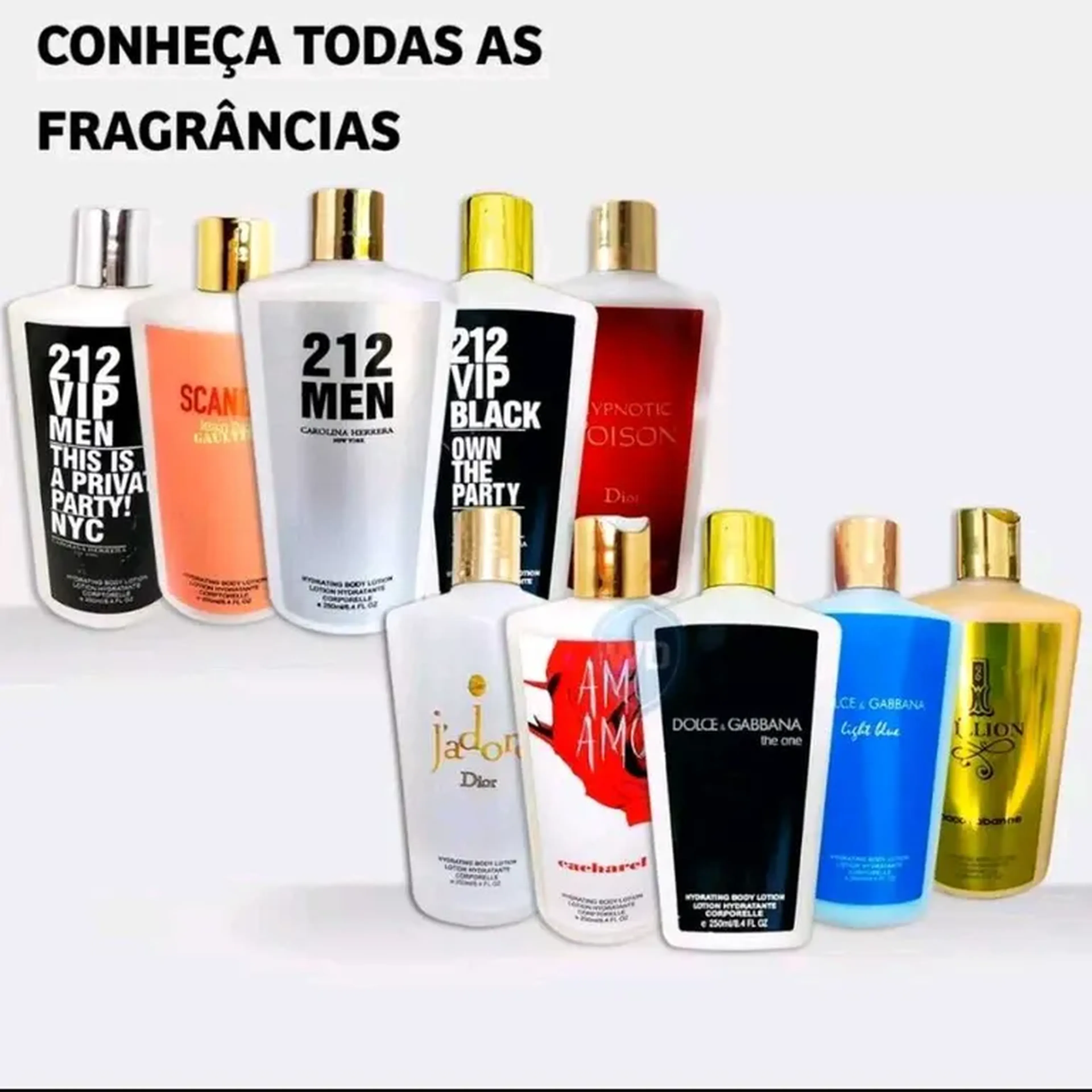 Loção Hidratante Grifes de Perfumes Atacado imagem