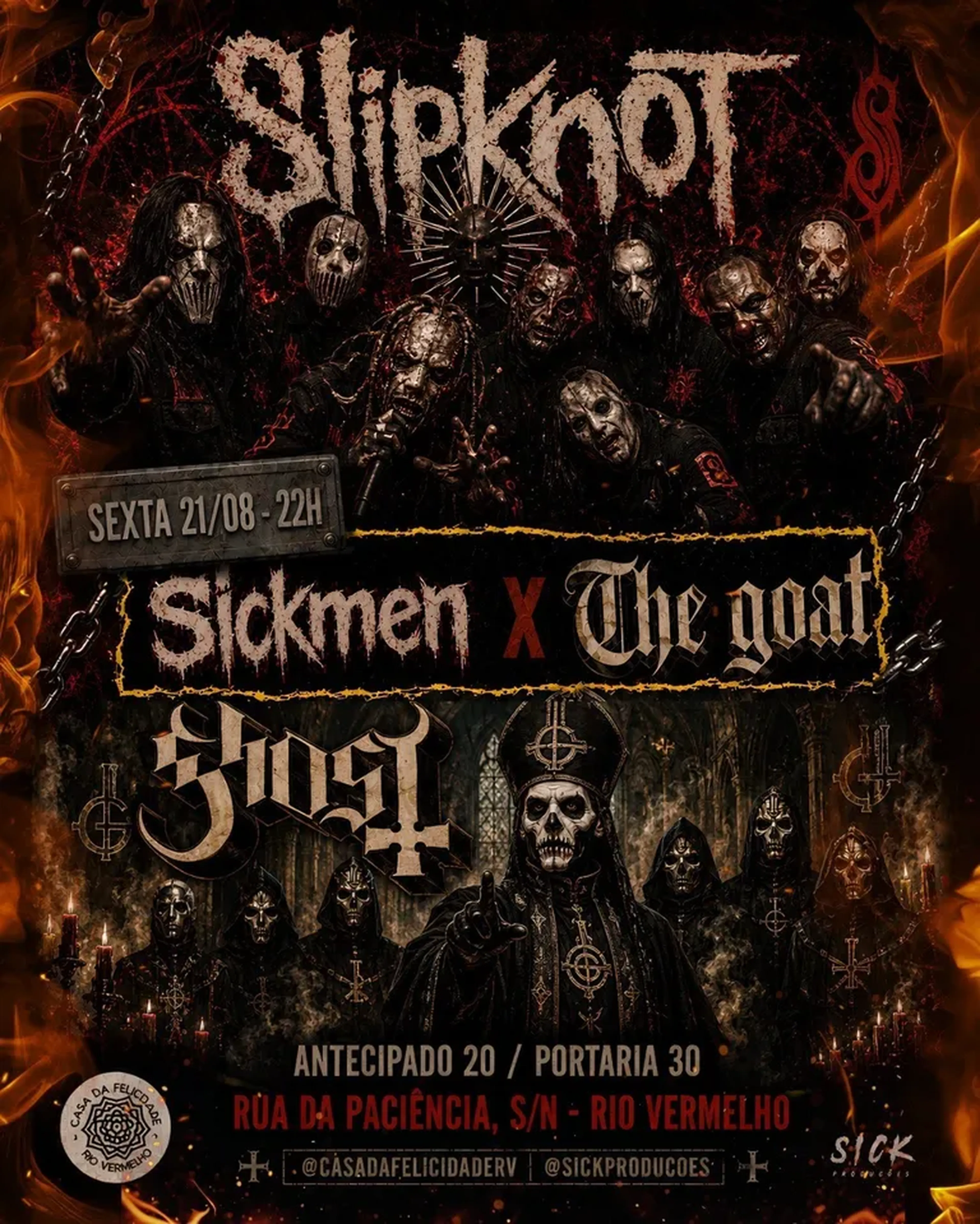 Slipknot e GHOST imagem