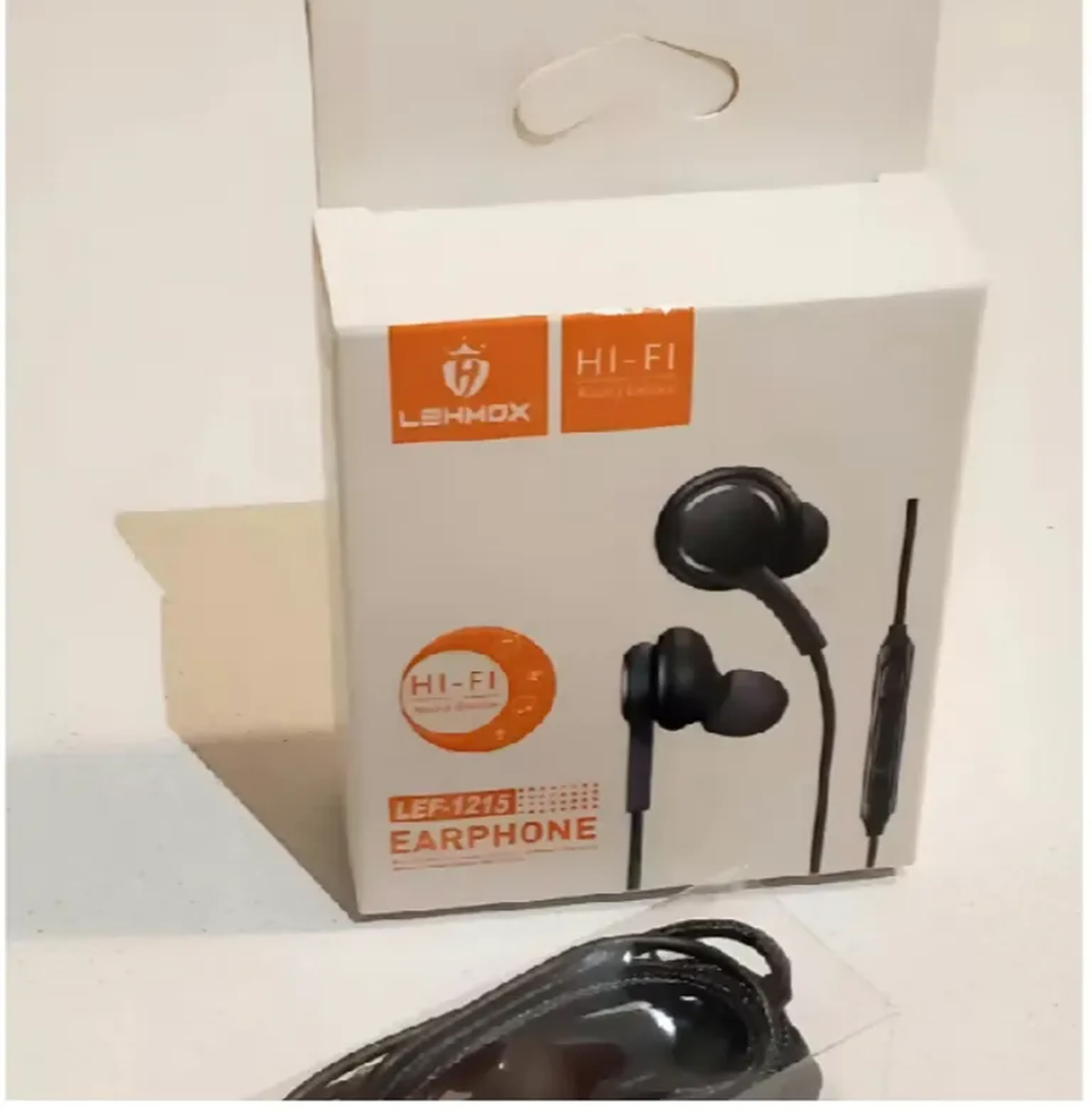 Fone de ouvido com fio reforçado alta qualidade de som imagem
