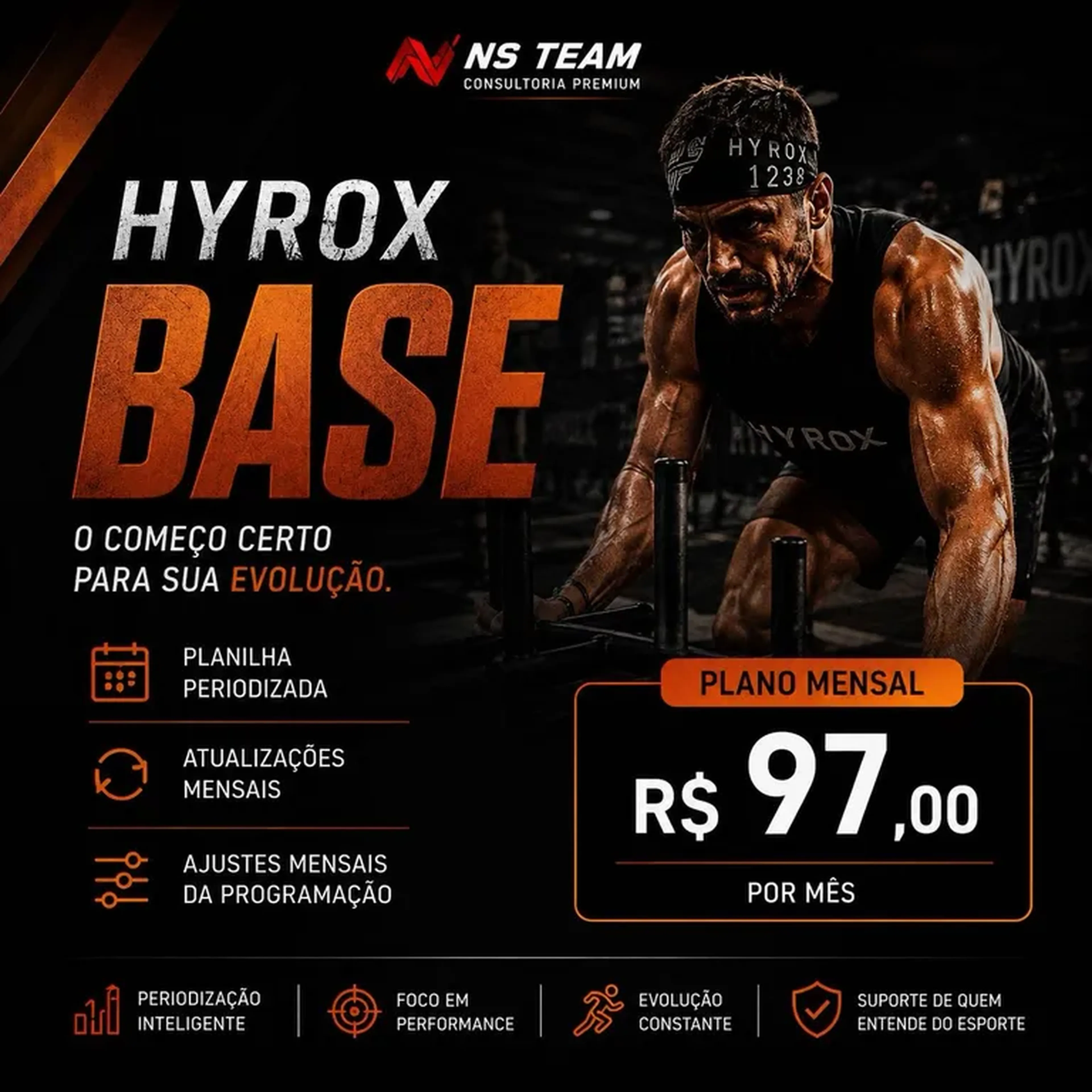 HYROX BASE - Mensal imagem
