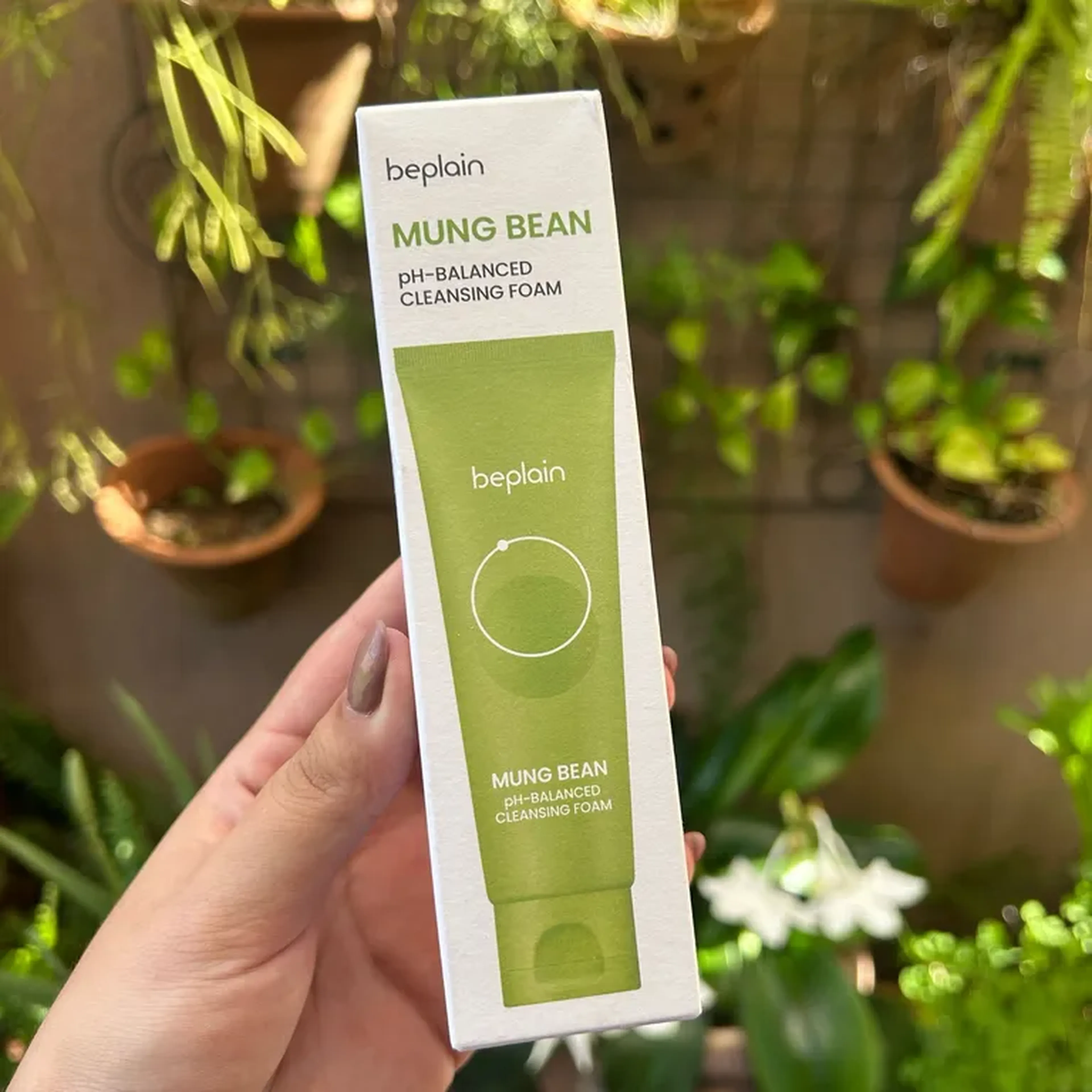 Beplain Mung Bean pH-Balanced Cleansing Foam 80ml imagem