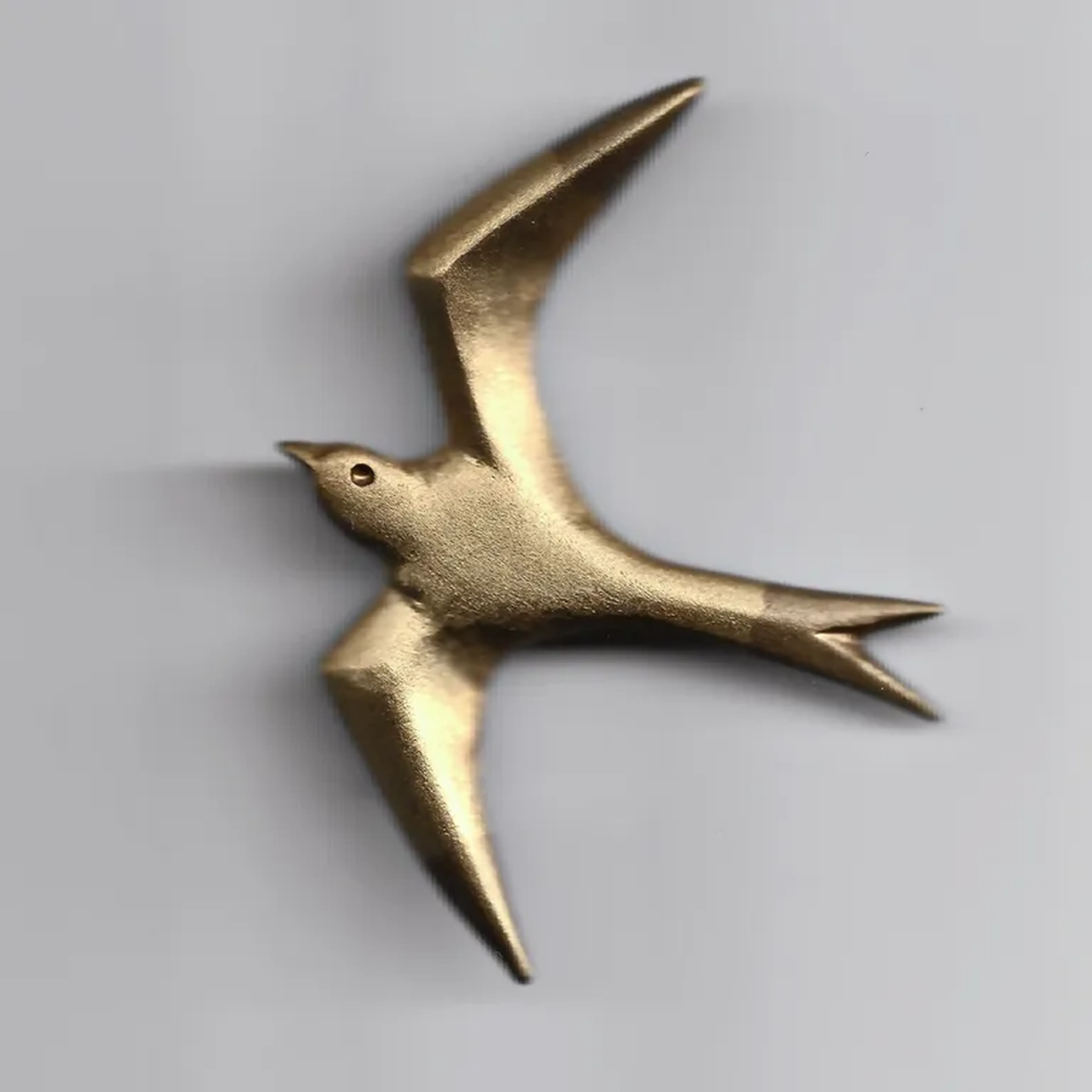 Broche Andorinha - Dourado imagem