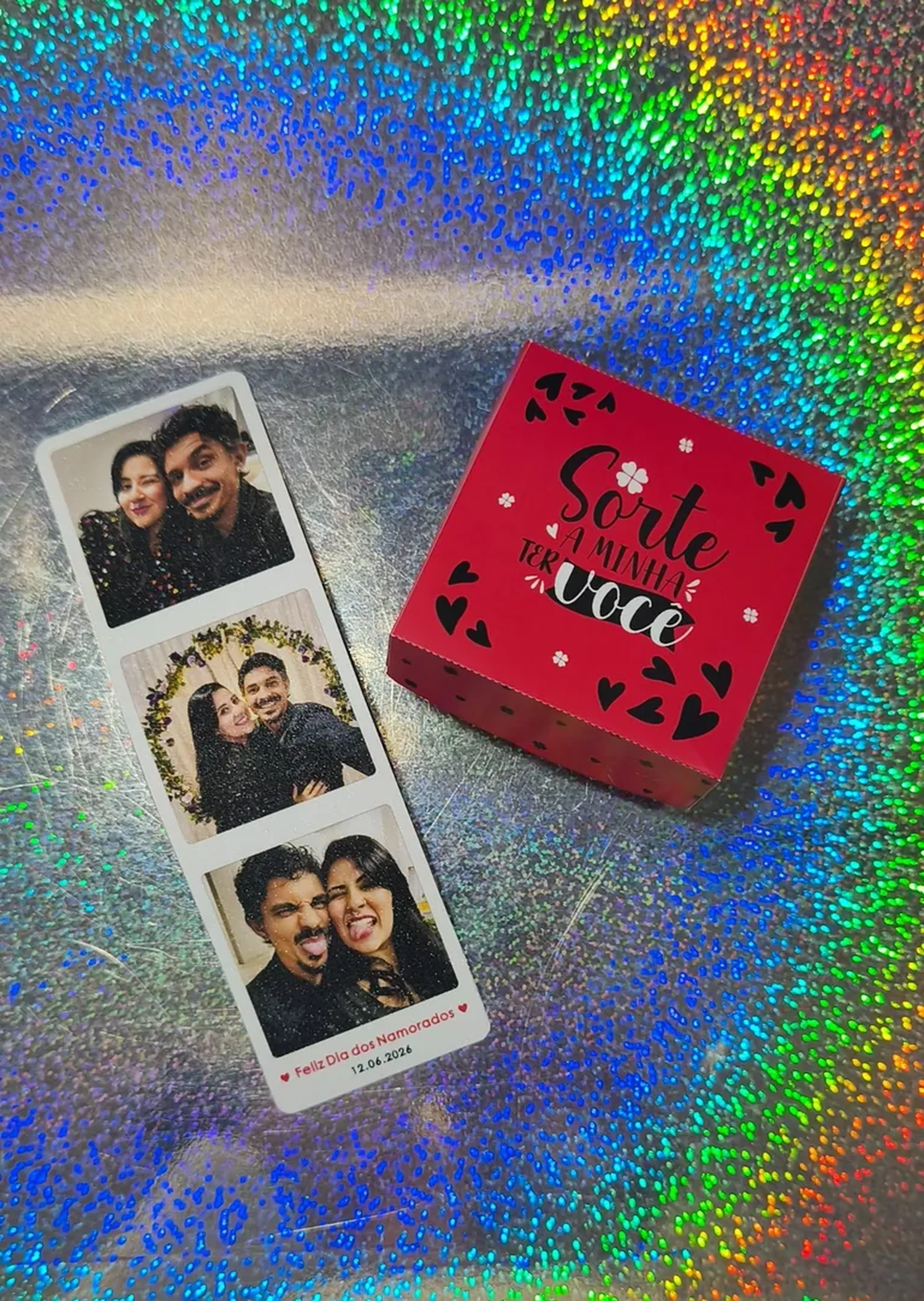 Tira de fotos imã com caixinha imagem