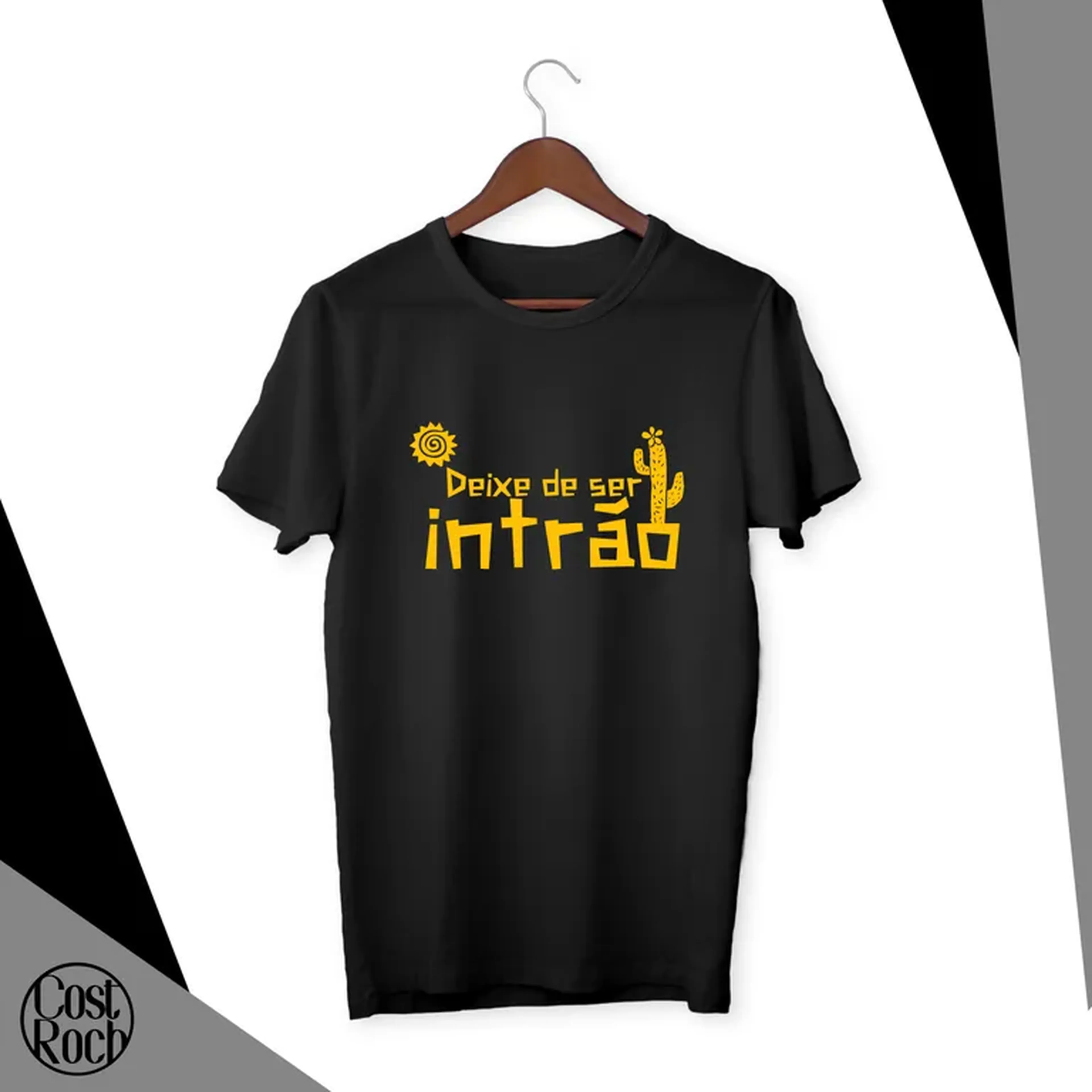 CAMISETA PERSONALIZADA DEIXE DE SER INTRÃO imagem