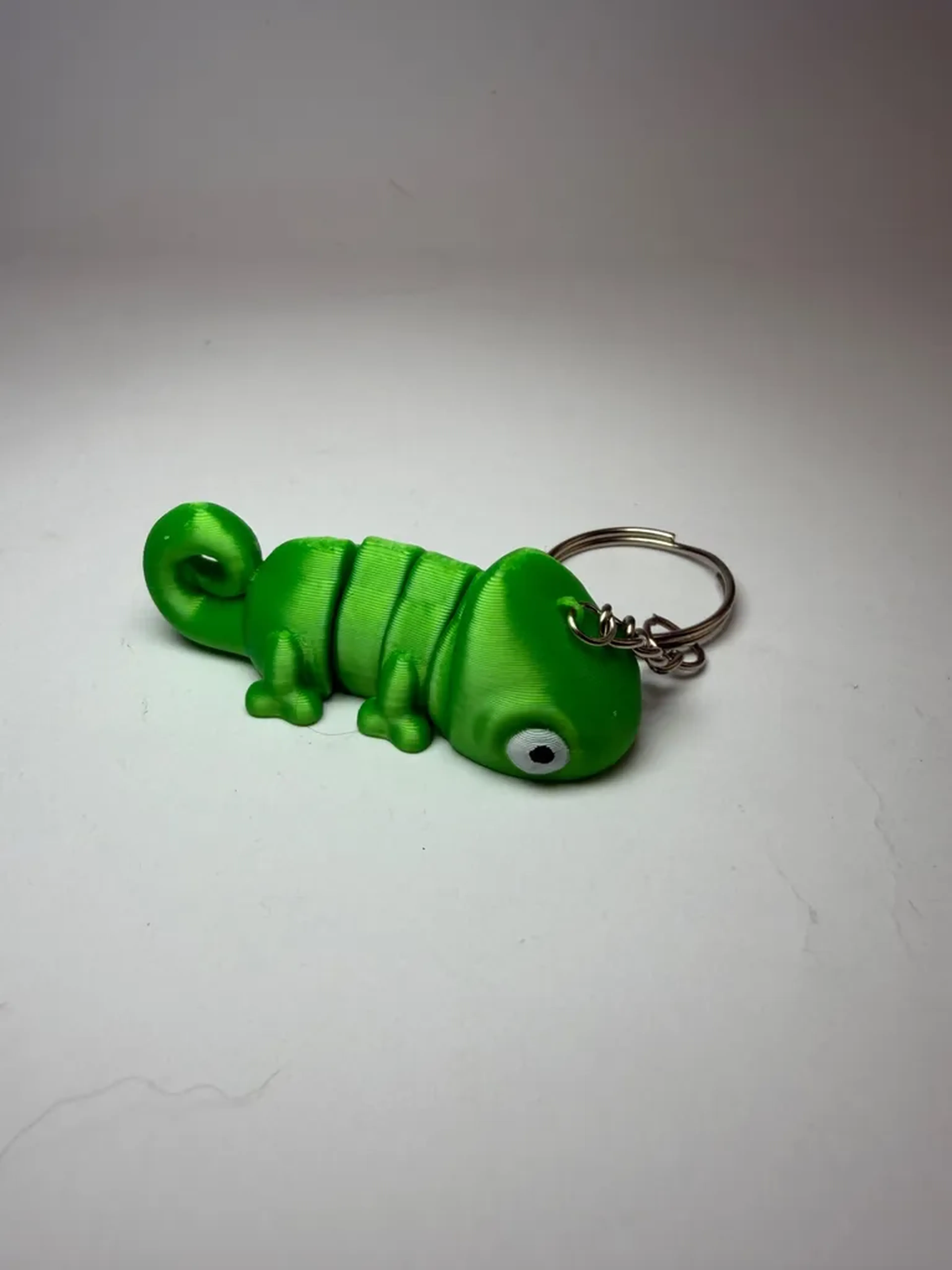 Chaveiro Camaleão Articulado - Verde imagem