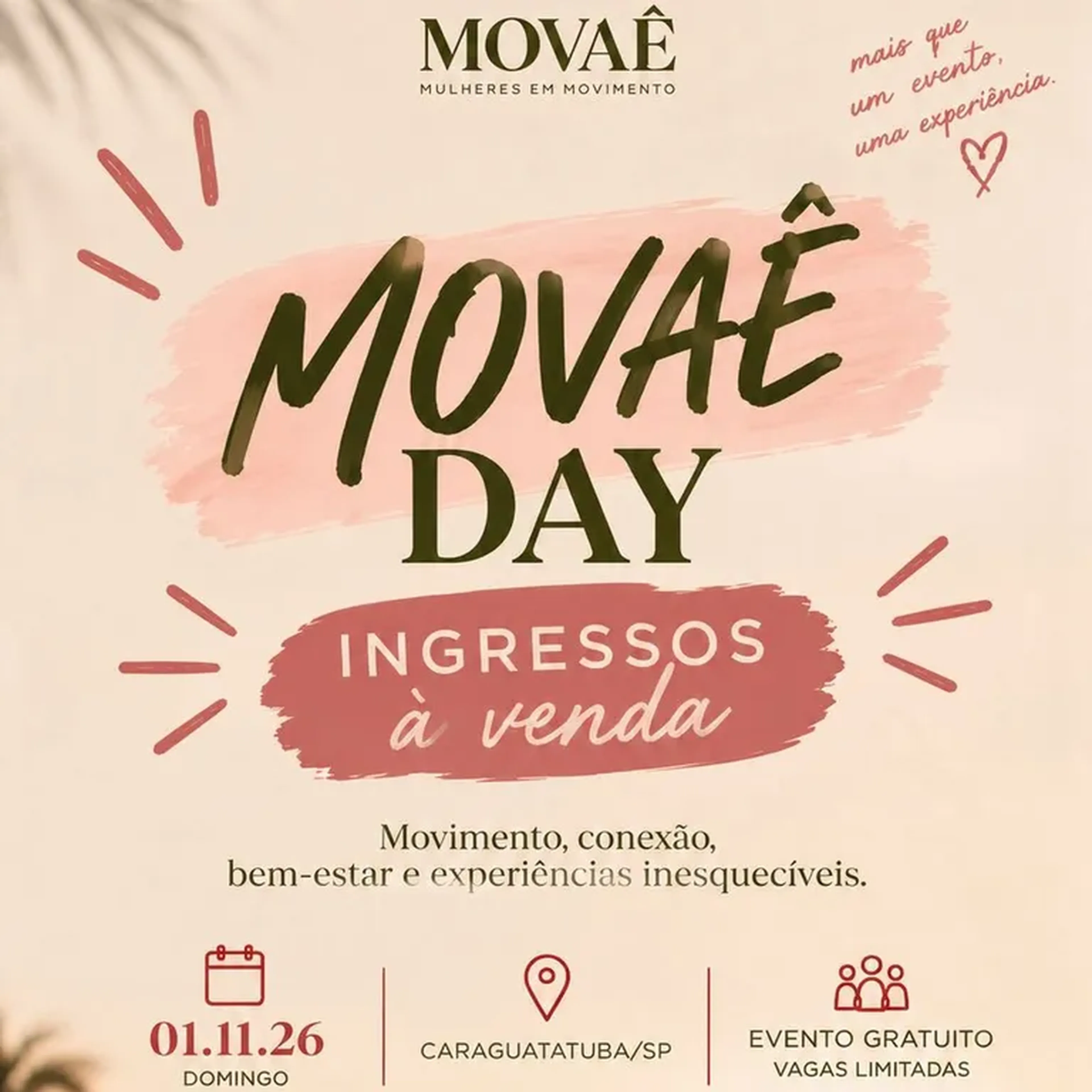 INGRESSO MOVAÊ DAY imagem