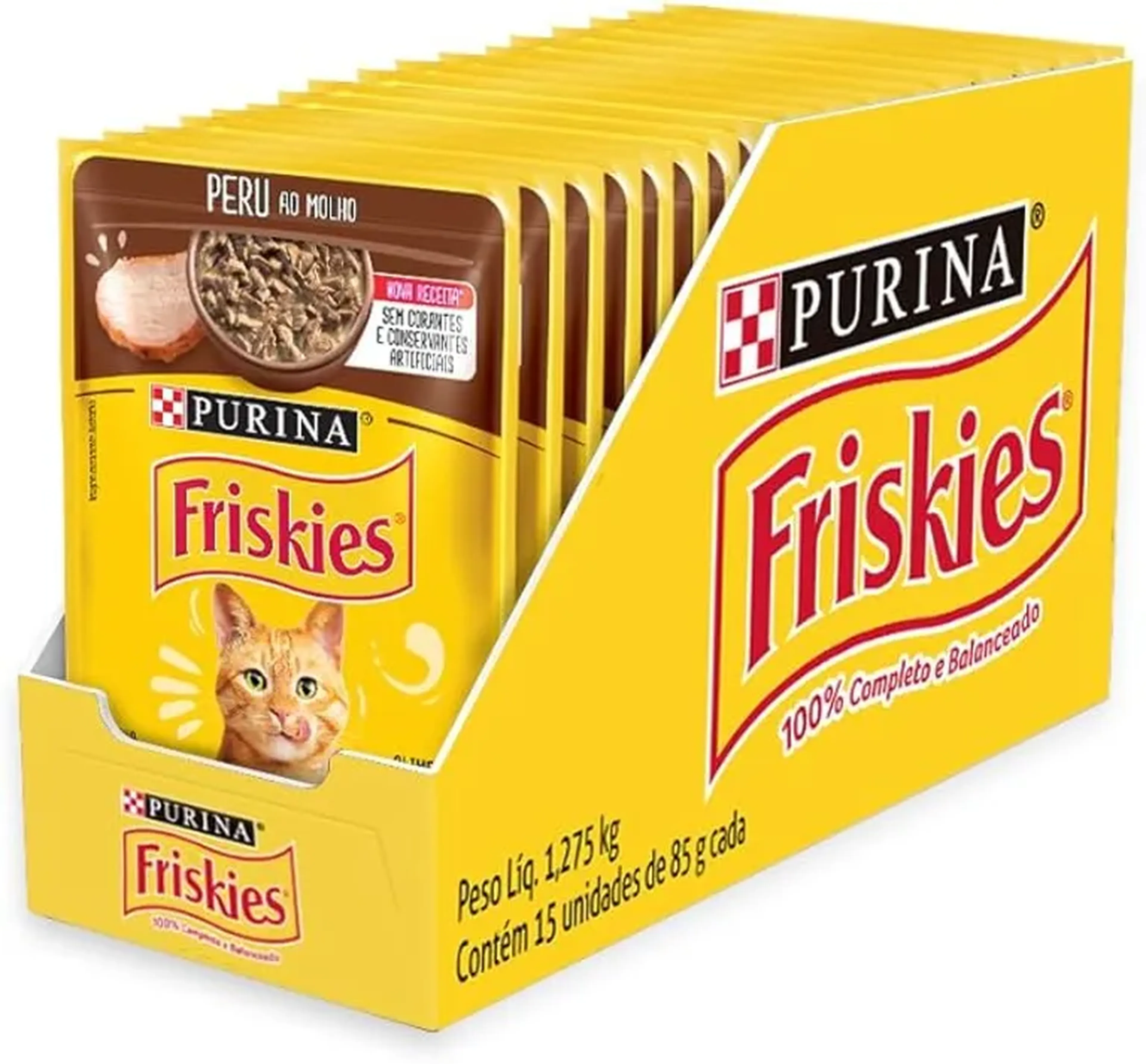 Friskies Peru ao Molho 85g Caixa Fechada com 15 unidade imagem