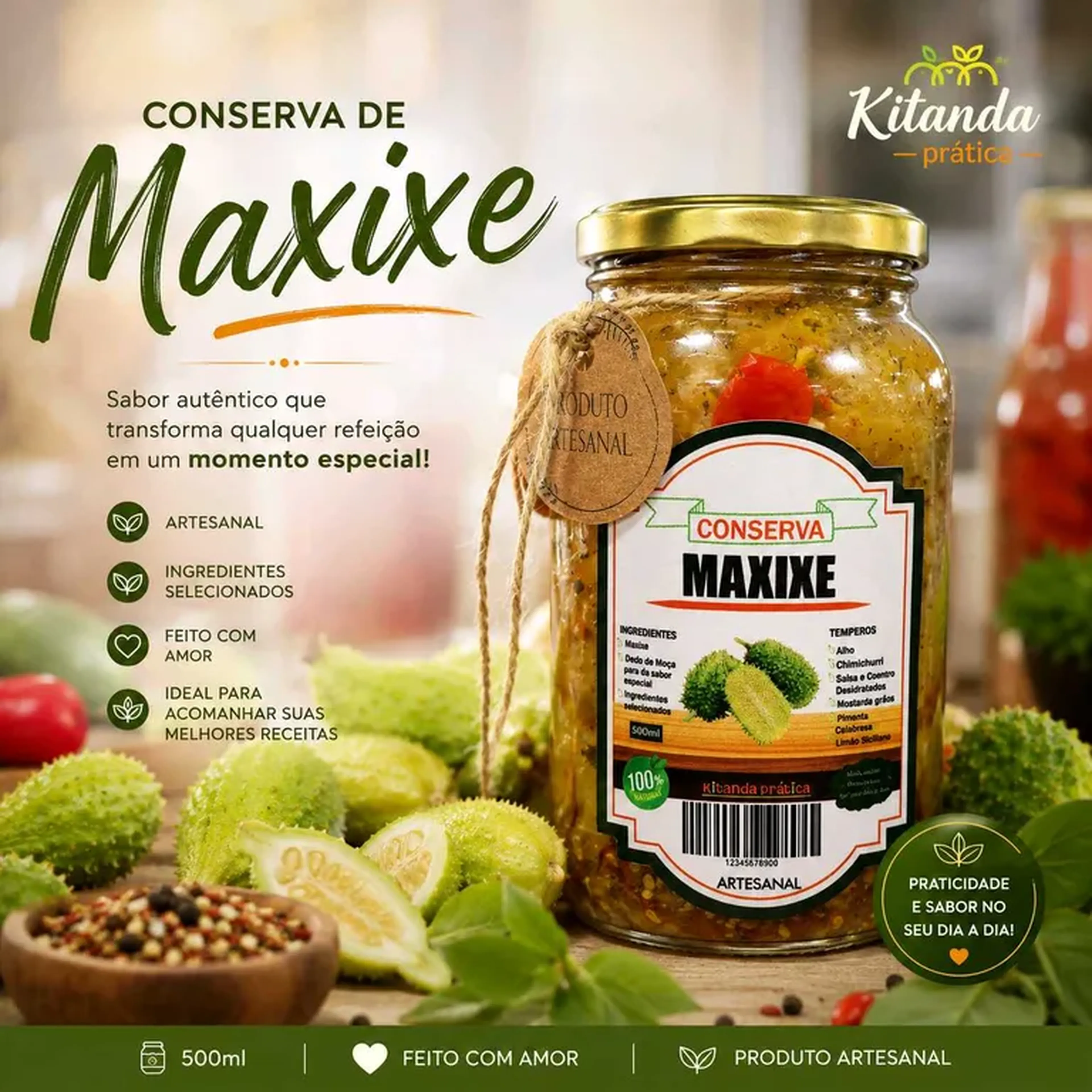 Conserva de Maxixe imagem