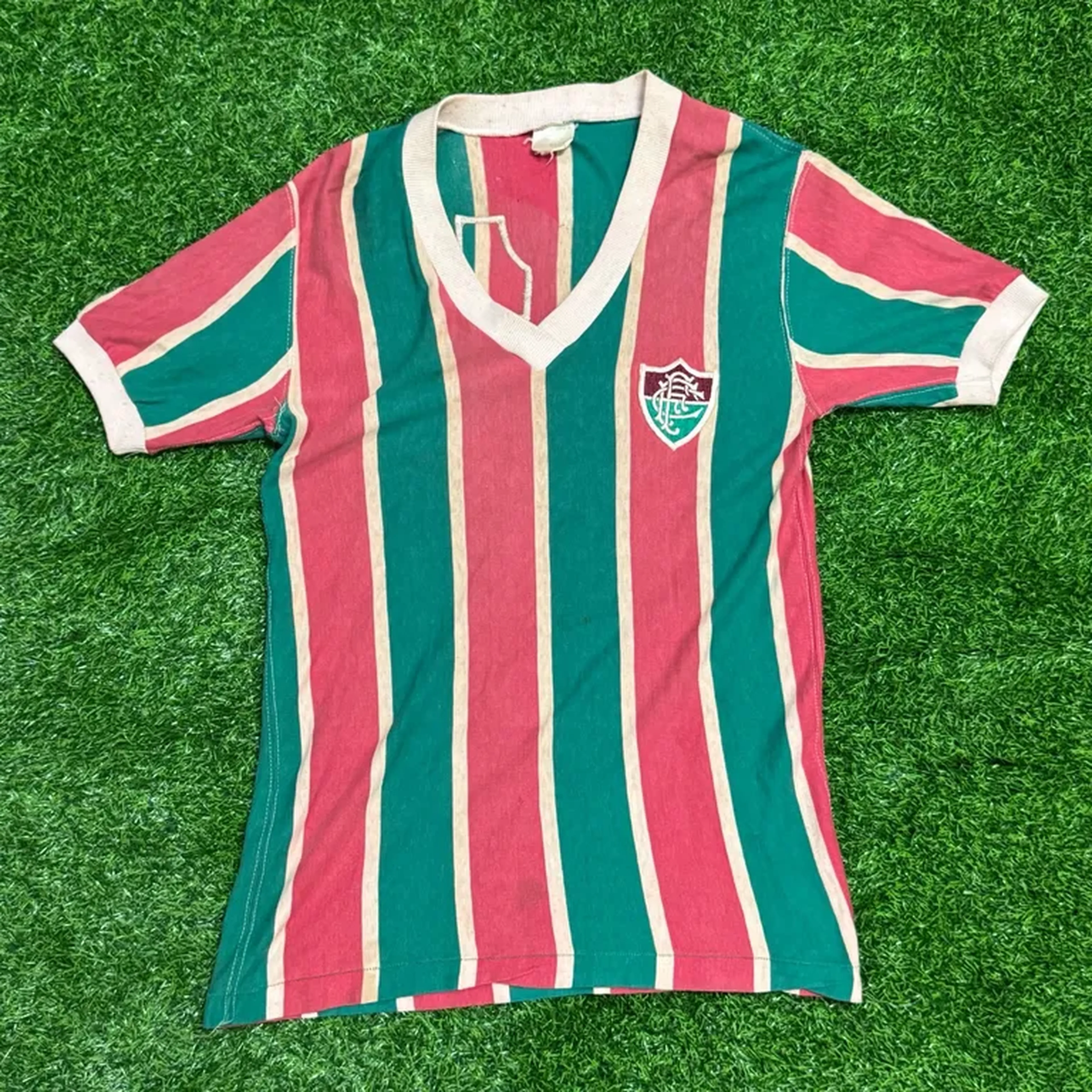 Camisa Fluminense Athleta Anos 70 - TAM 10 imagem