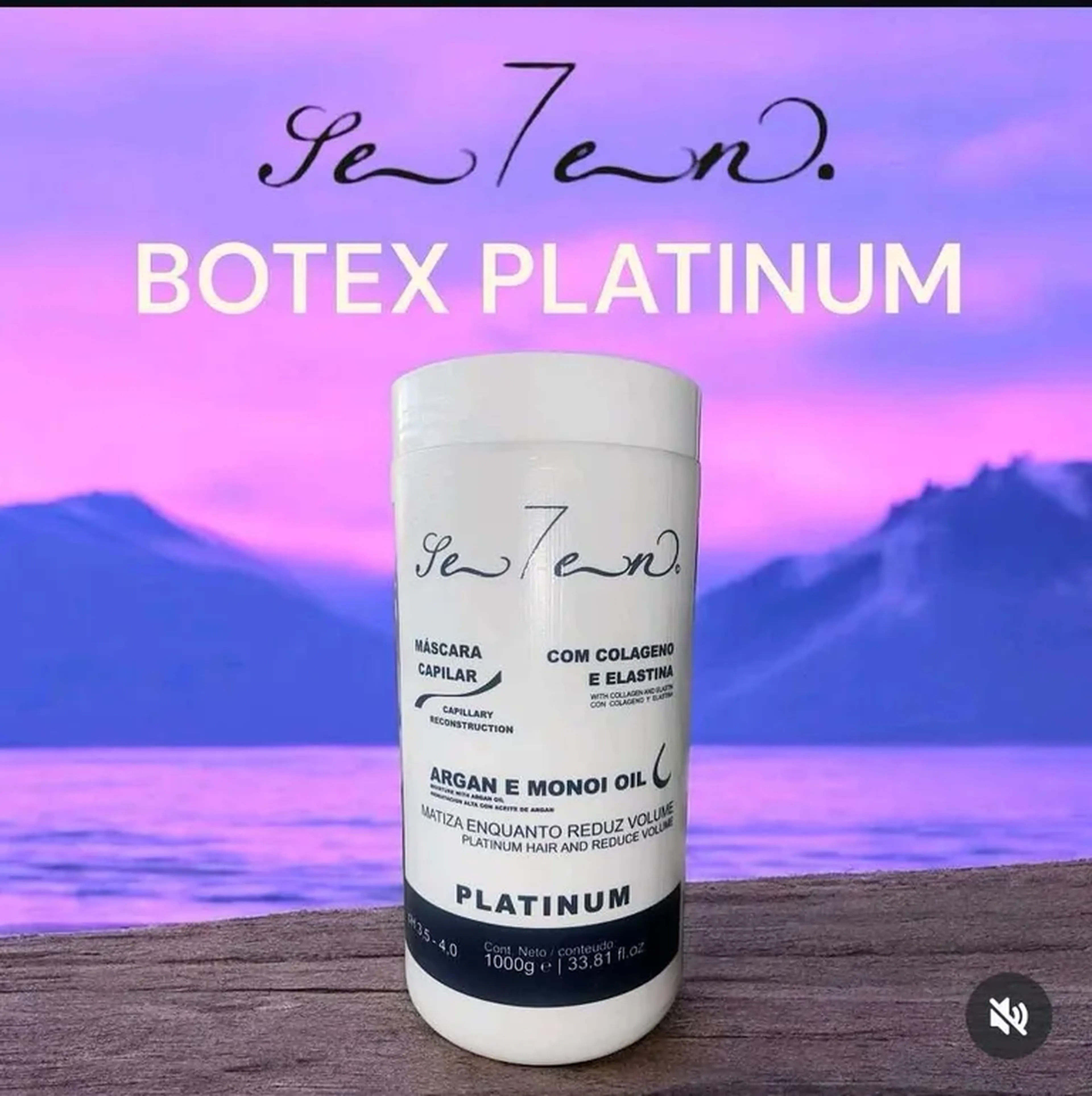 Botox matizador Se7en 1000Gr imagem