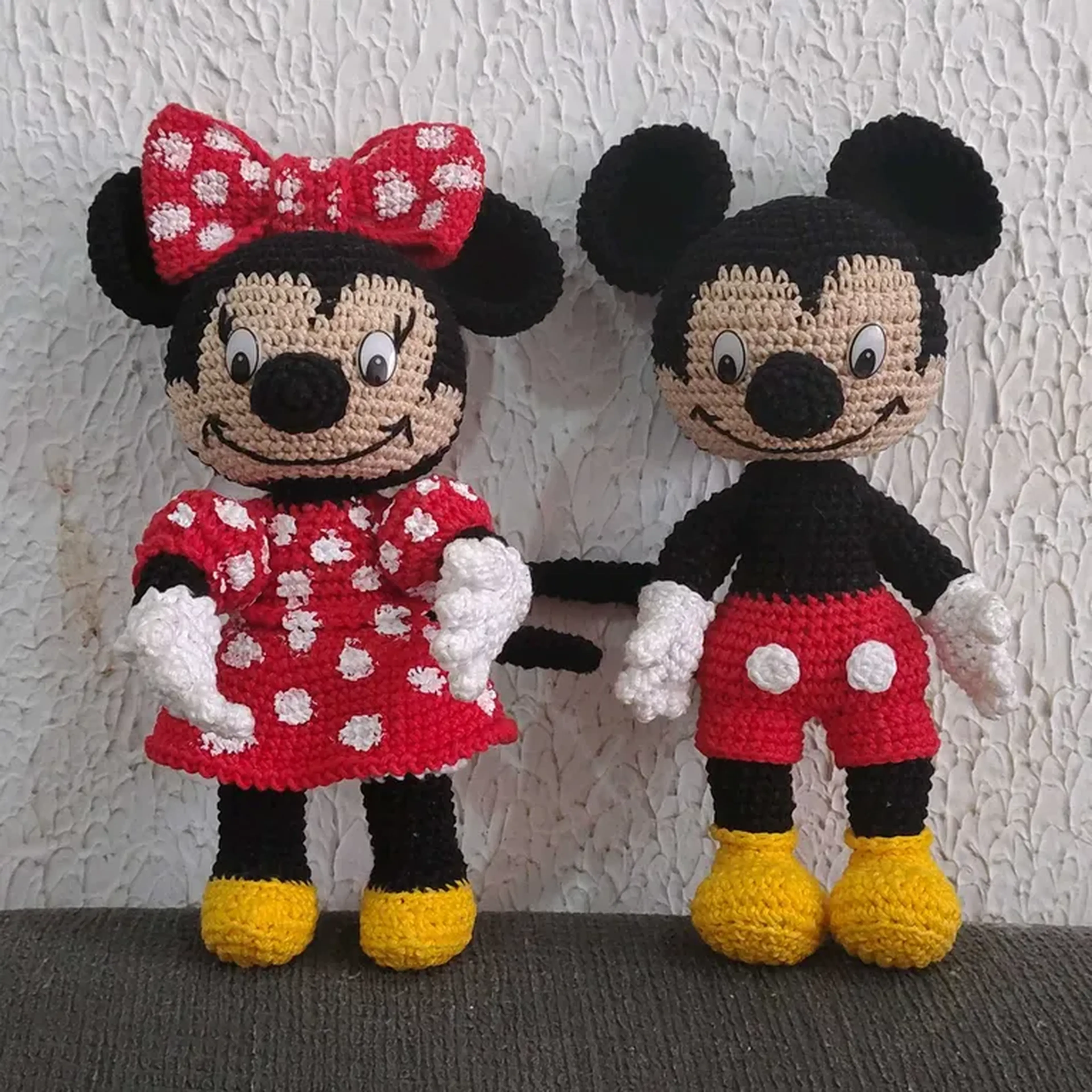 Casal Mickey e Minnie Articulado imagem
