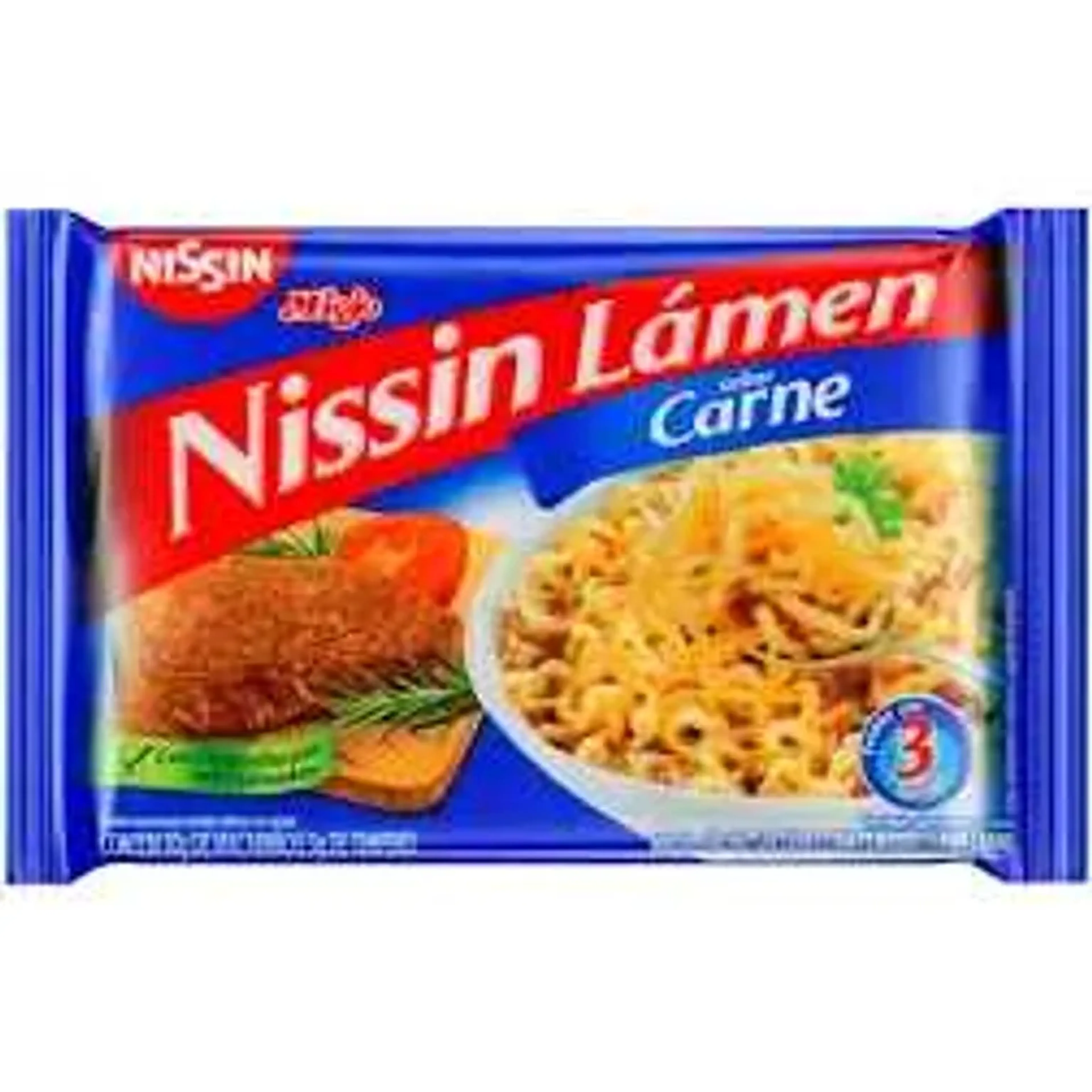 Nissin Miojo carne 85g c 10 imagem