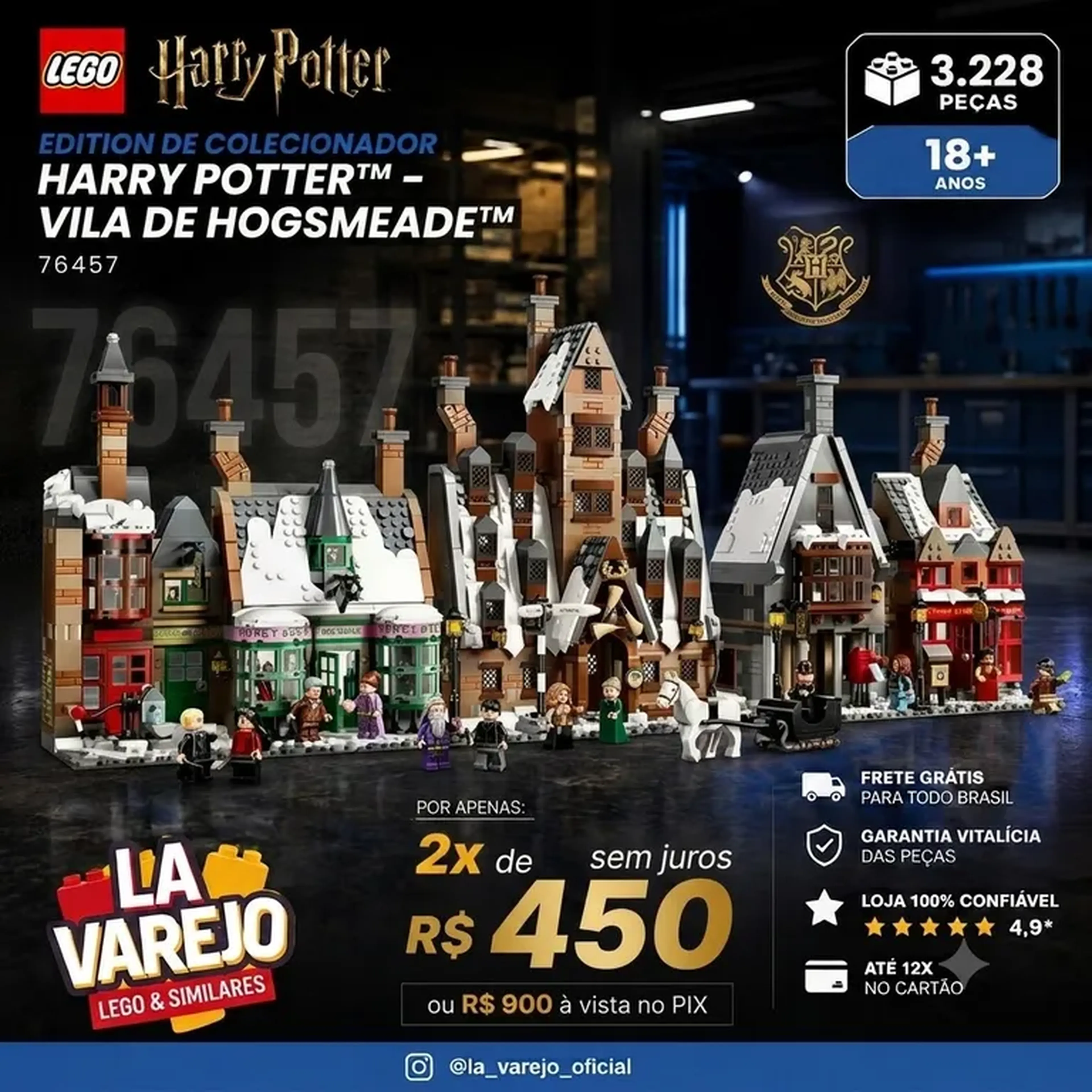 LEGO VILA HOGSMEADE 3228-PÇS imagem