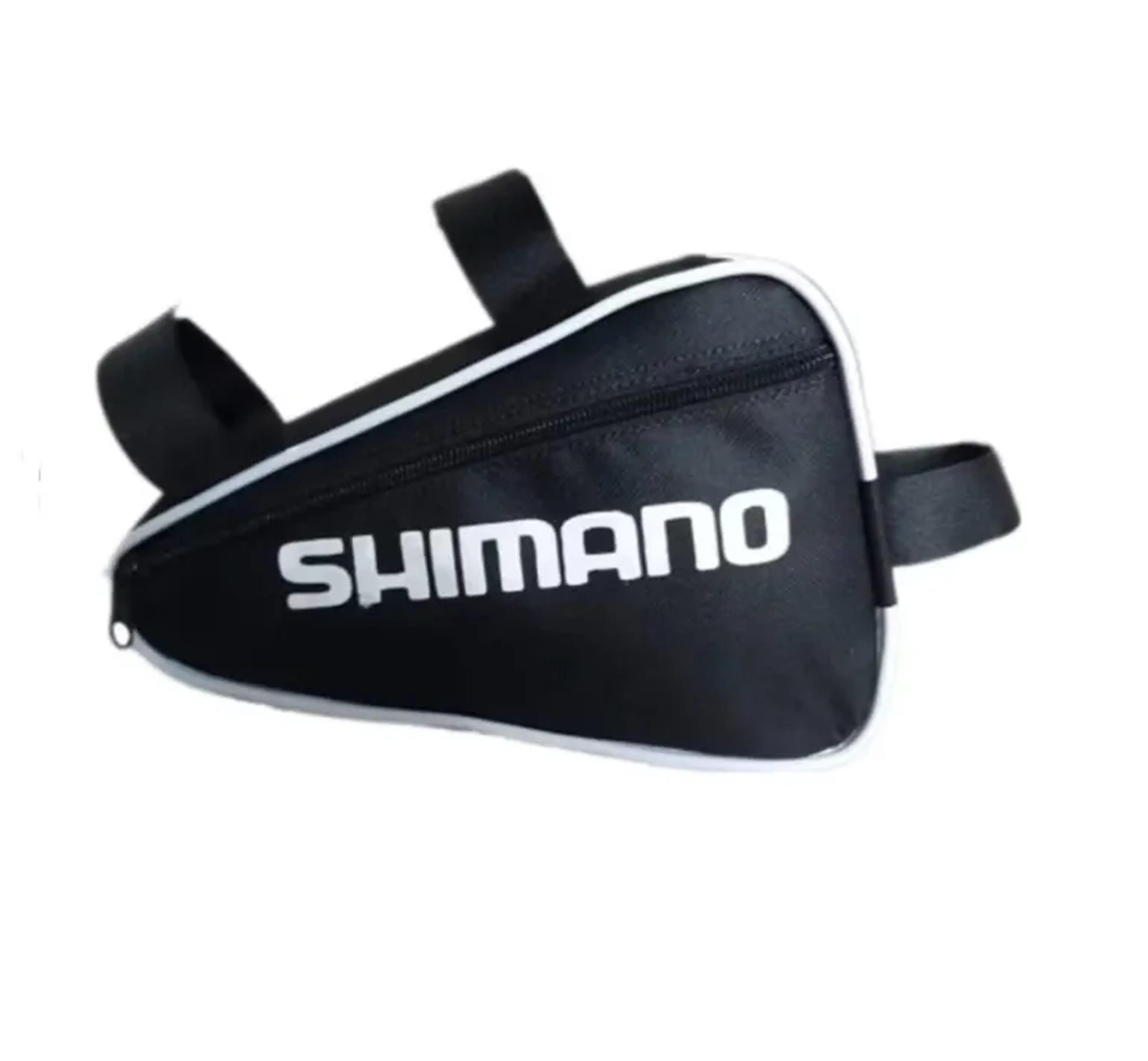 Bolsa De Quadro Triangular bike Shimano -Preto-branco imagem