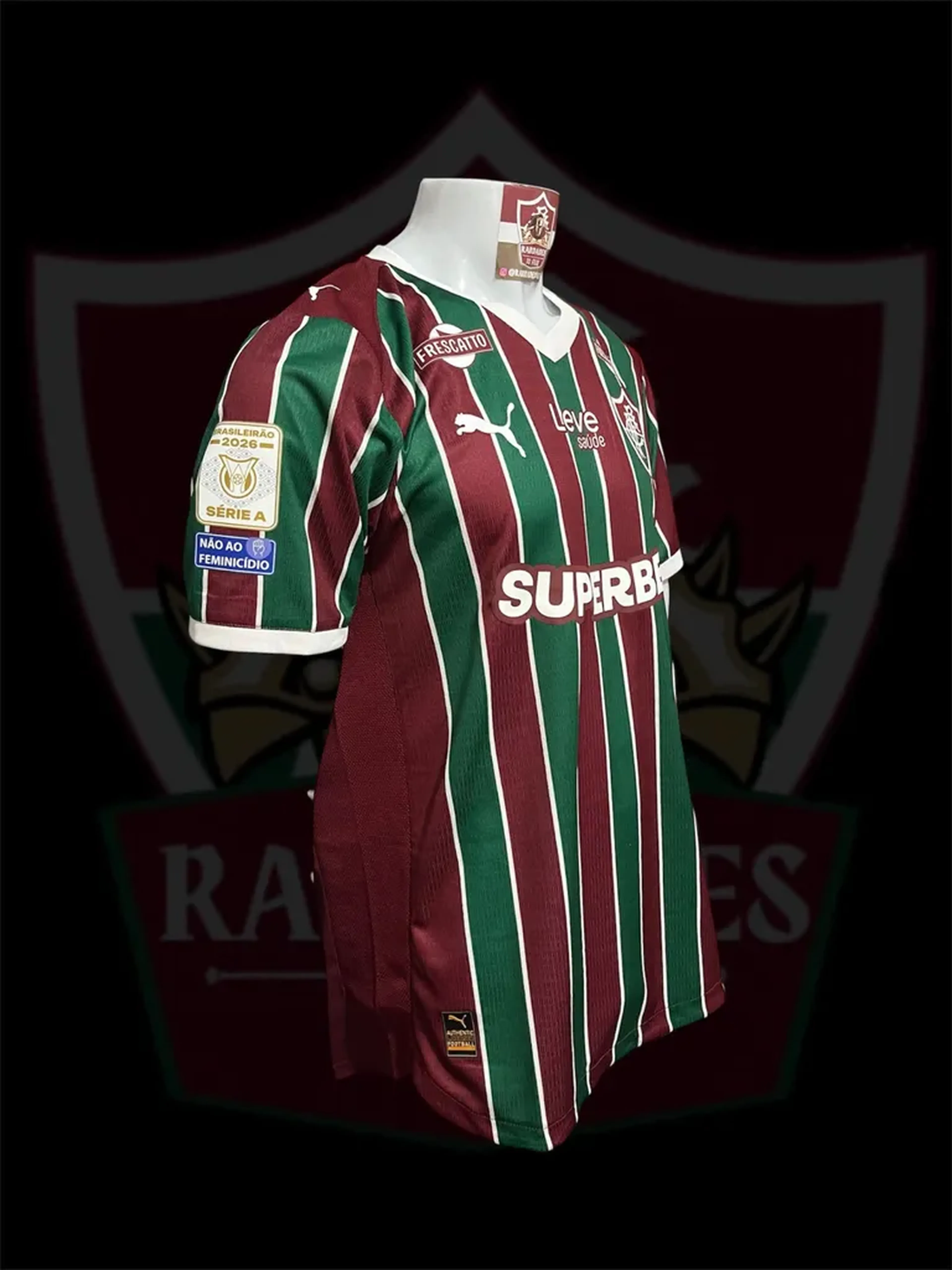 Camisa Fluminense montada-preparada jogo - g imagem