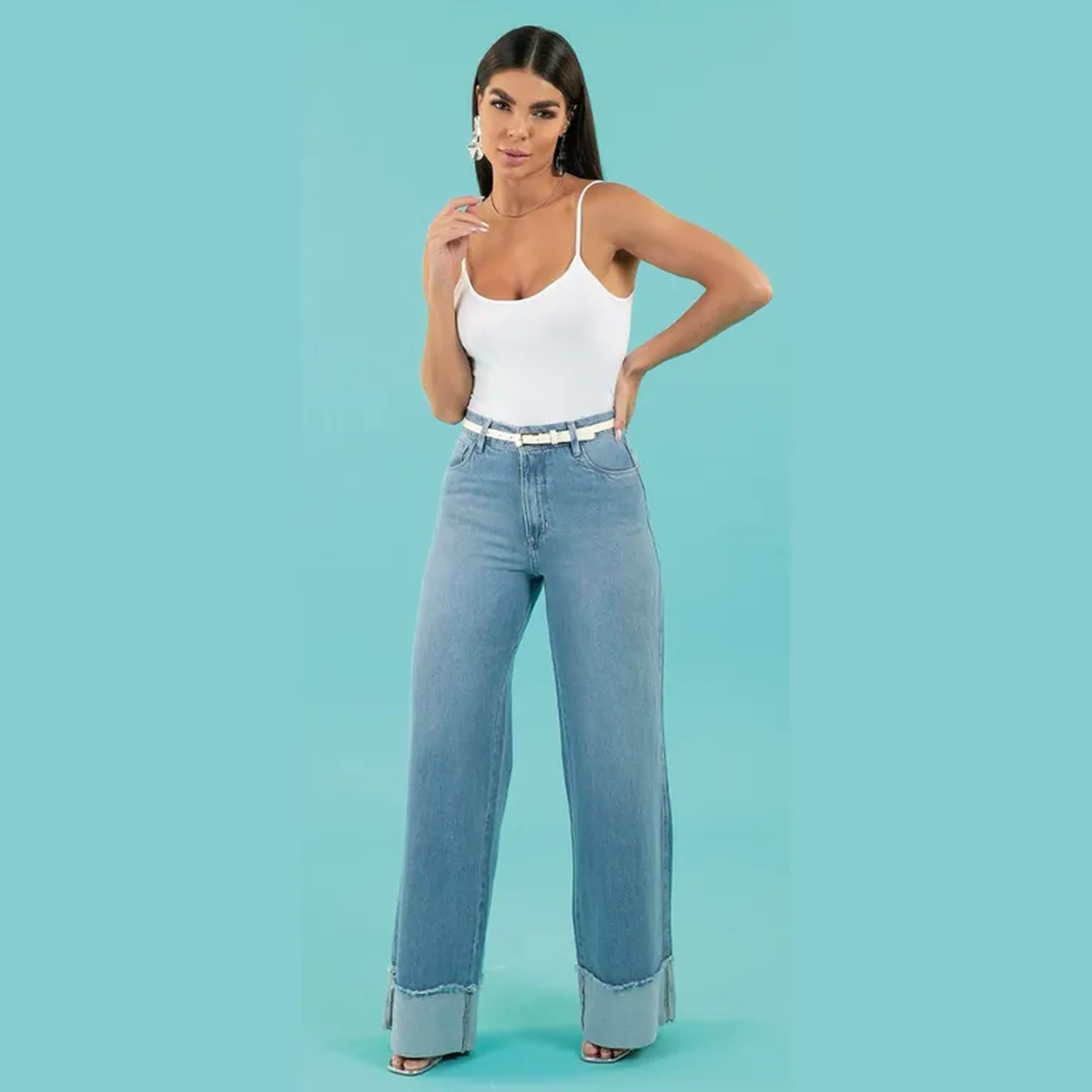 3394 I CALÇA WIDE LEG imagem