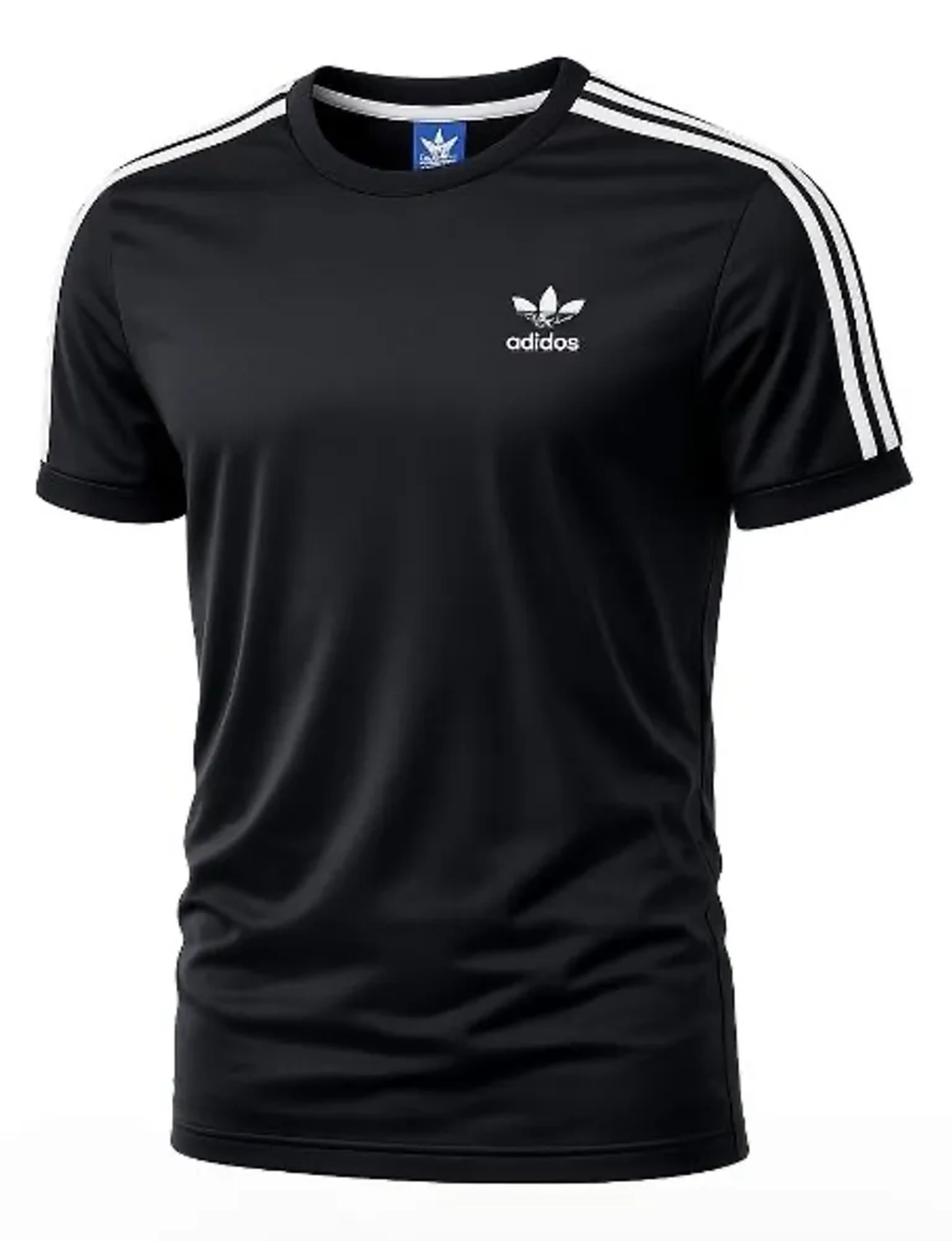 Camisa Bordada Preta imagem