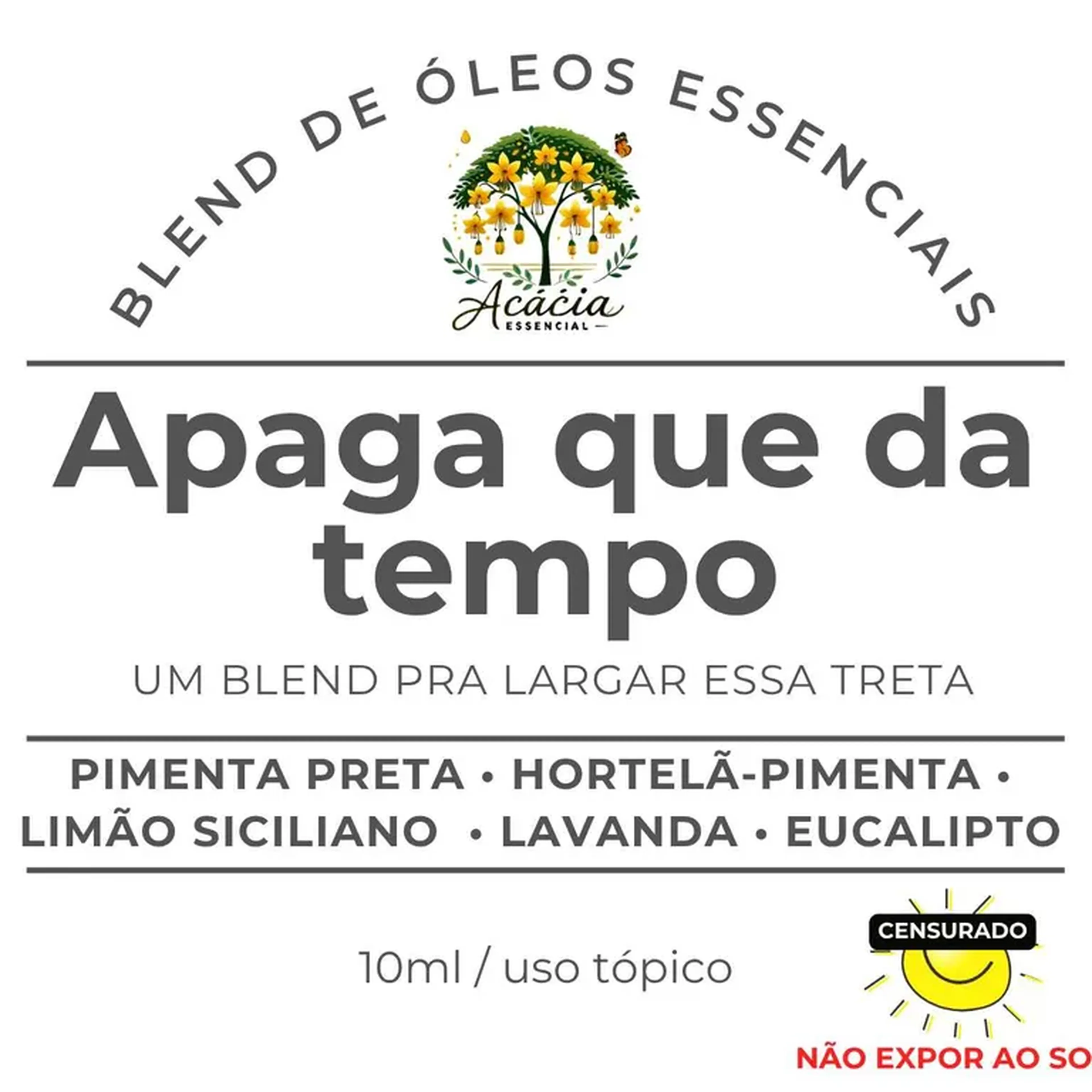 Blend Apaga Que Dá Tempo | Roll-on 10ml imagem