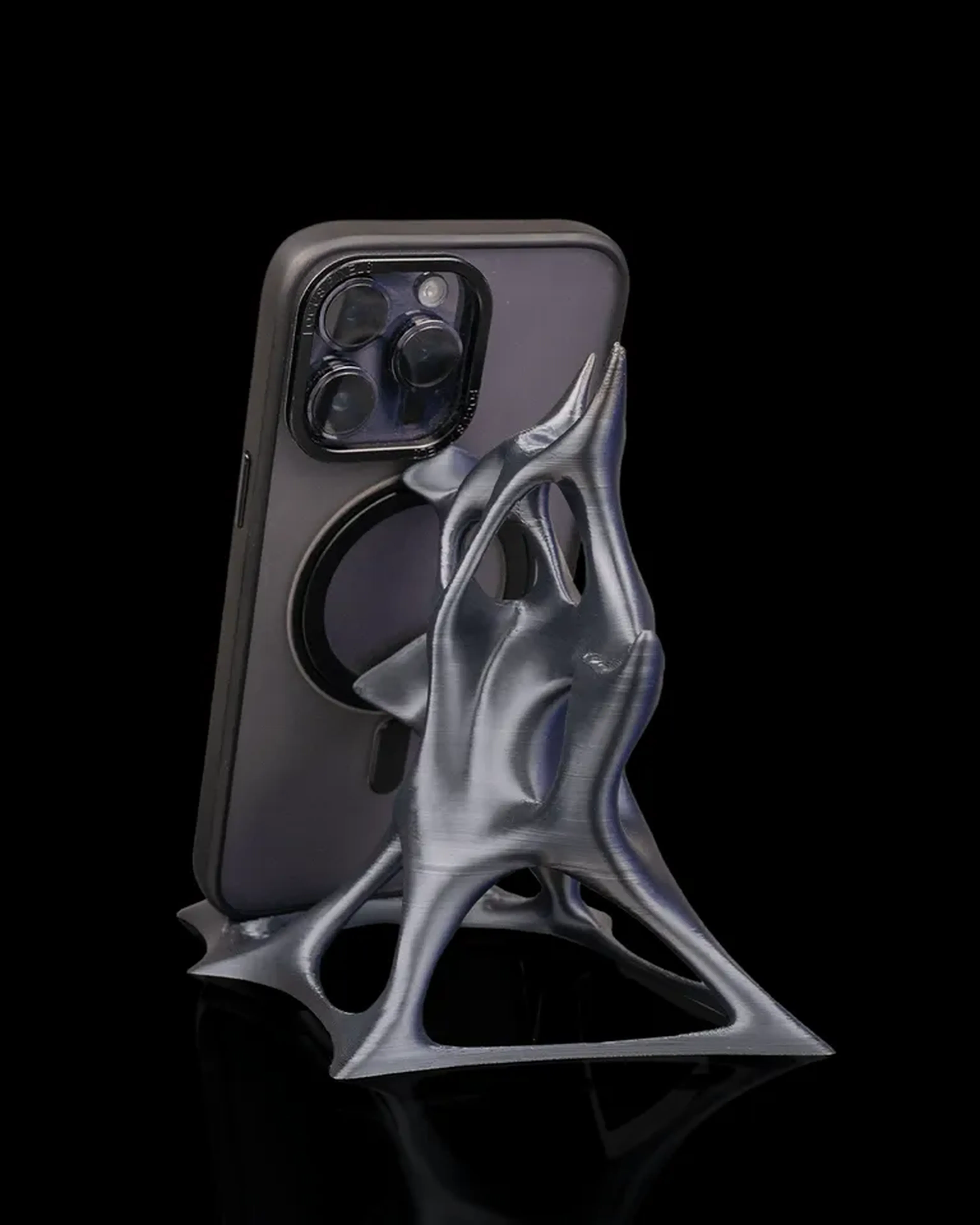 Suporte de Celular Ergonômico Organic Grip Impresso em 3D imagem