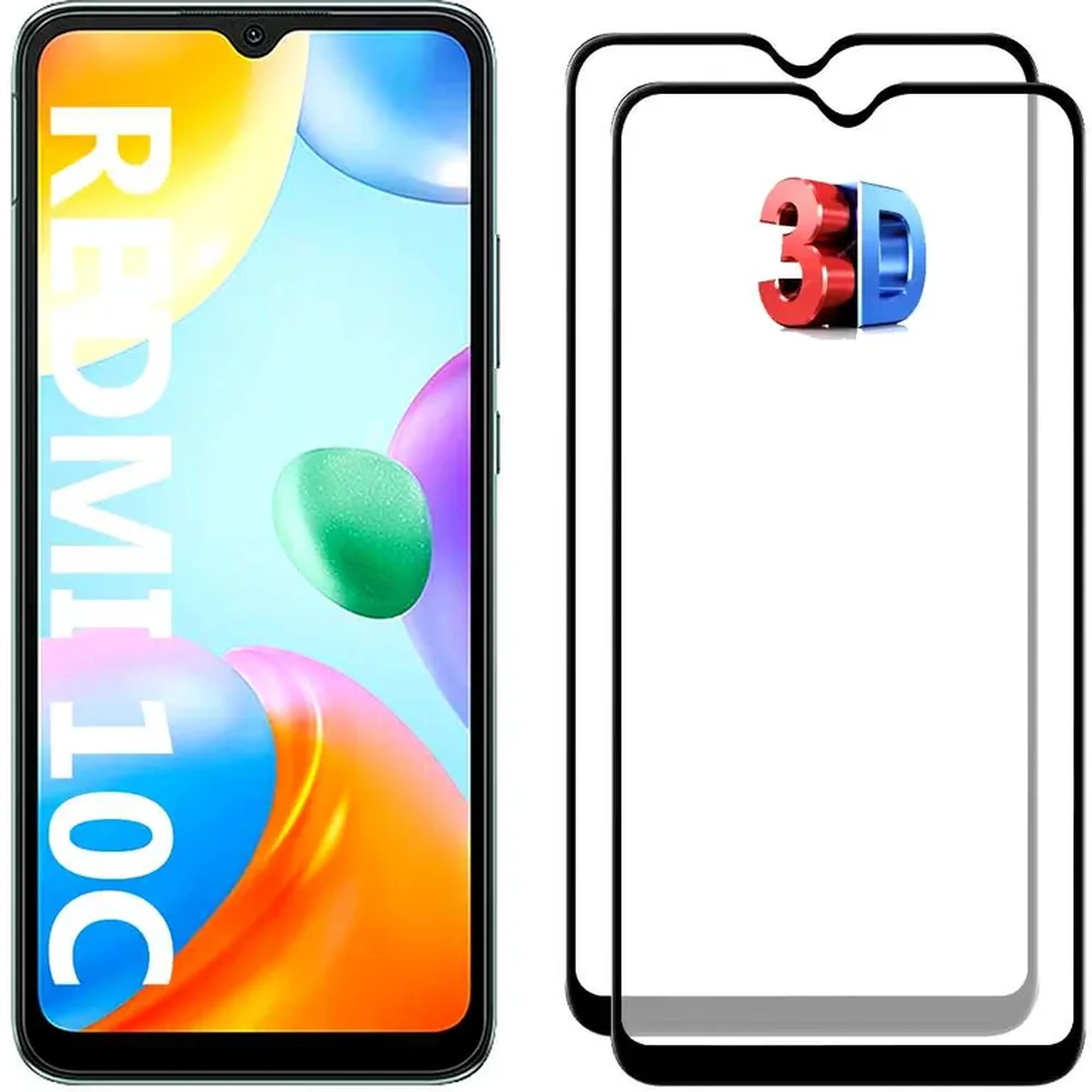 Pelicula Para Redmi 10c, 12c, de Vidro 3D imagem
