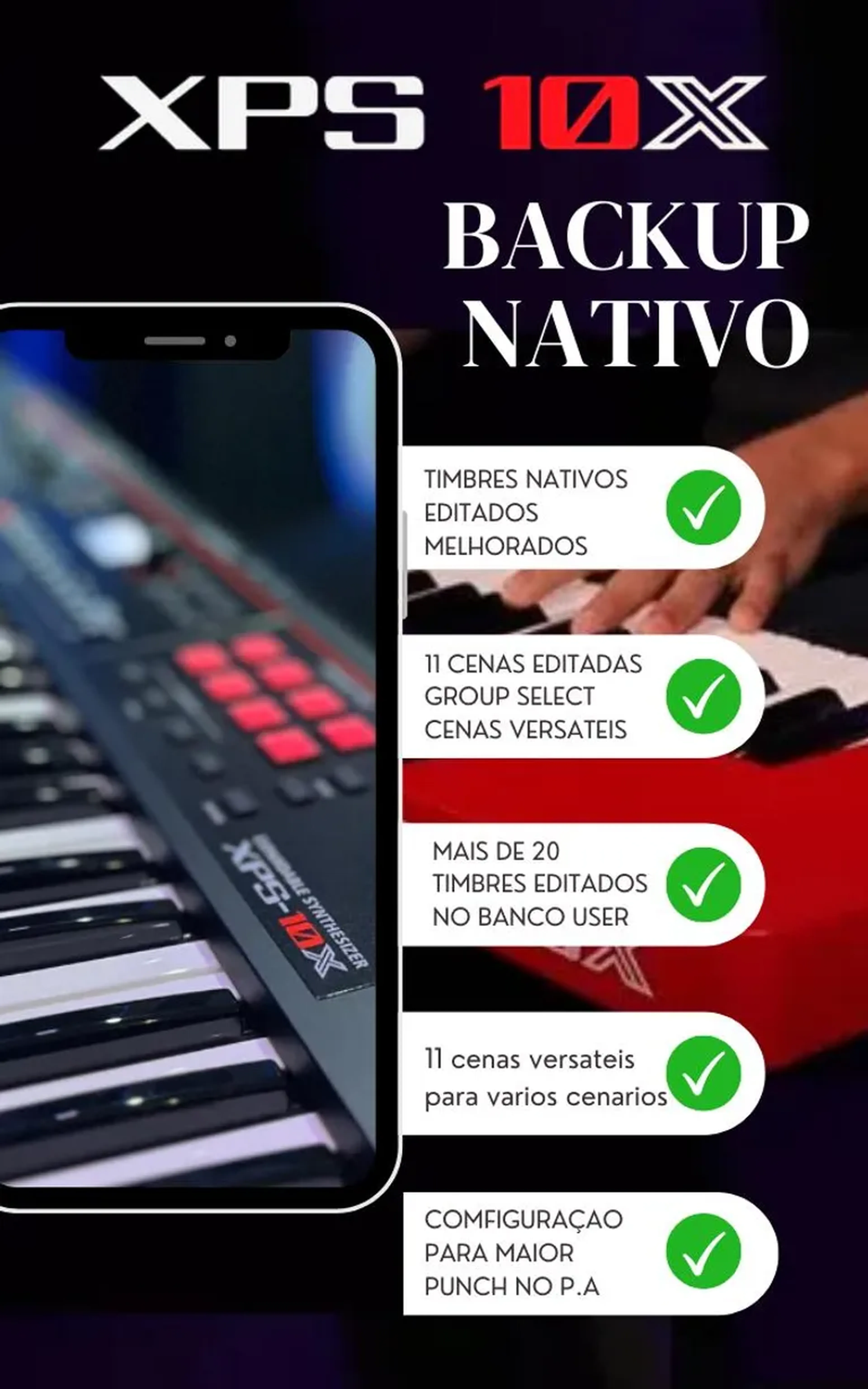 Backup nativo xps10X imagem