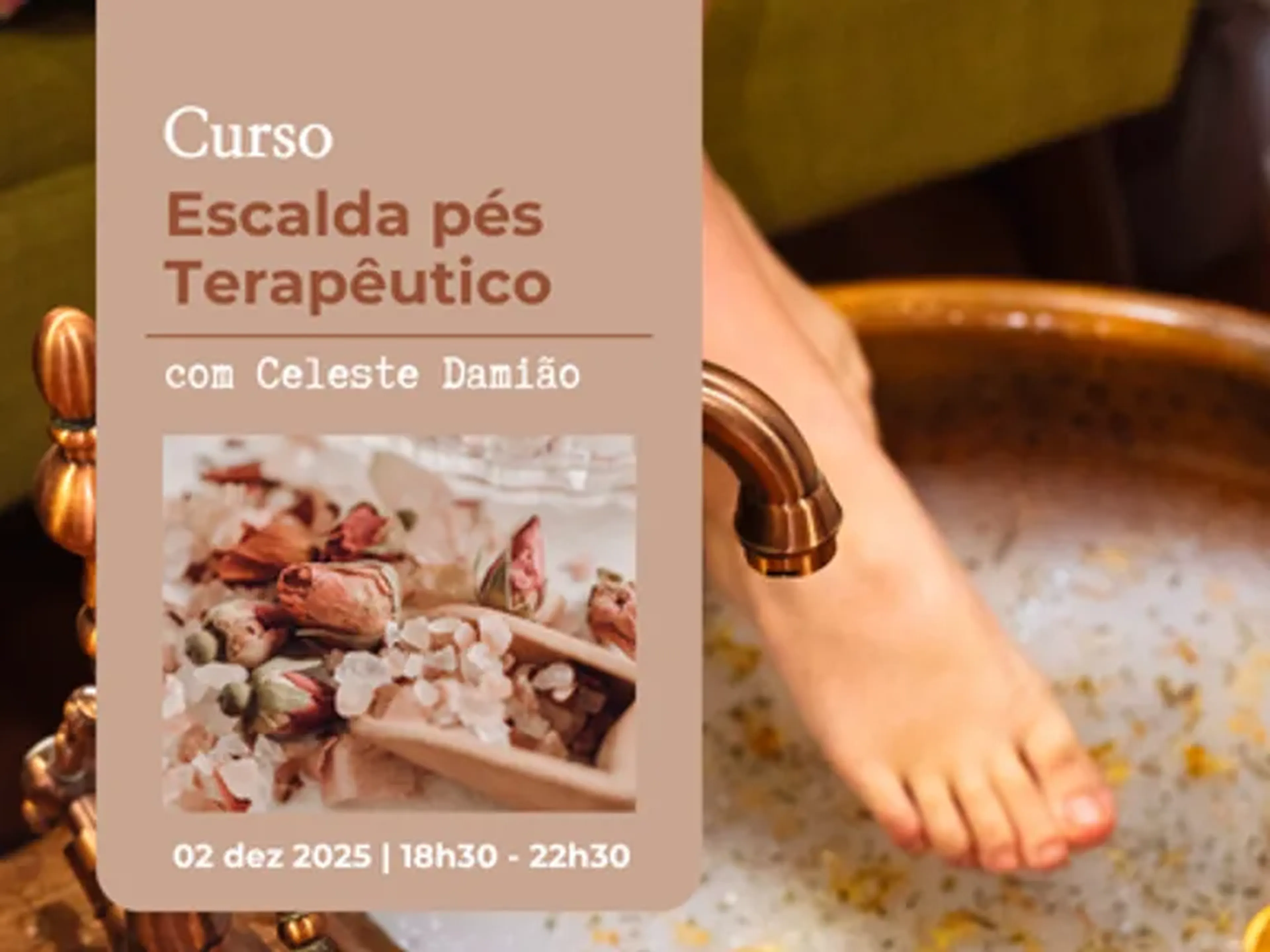 Curso Escalda Pés Terapêutico - presencial imagem
