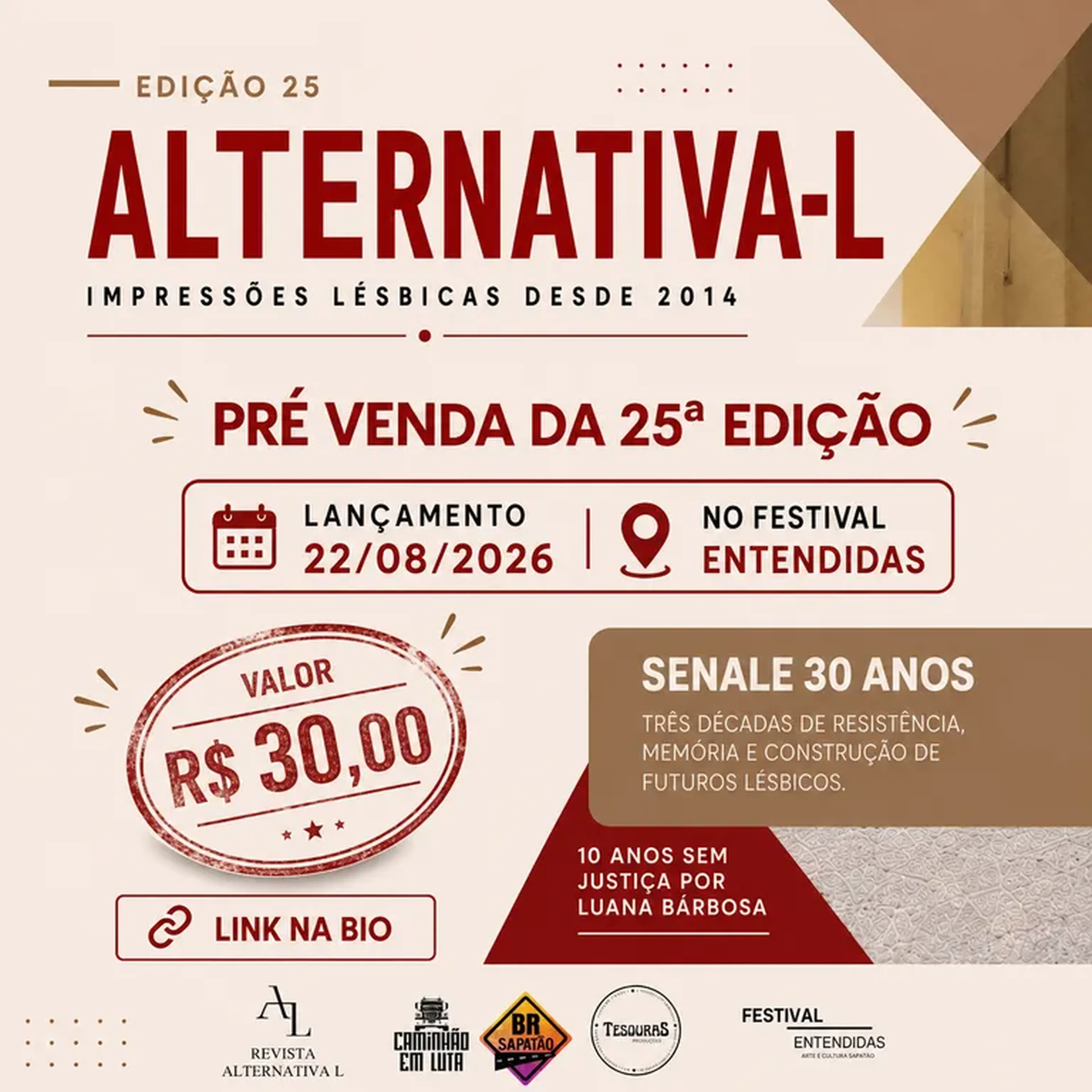Revista Alternativa L 25ª edição imagem