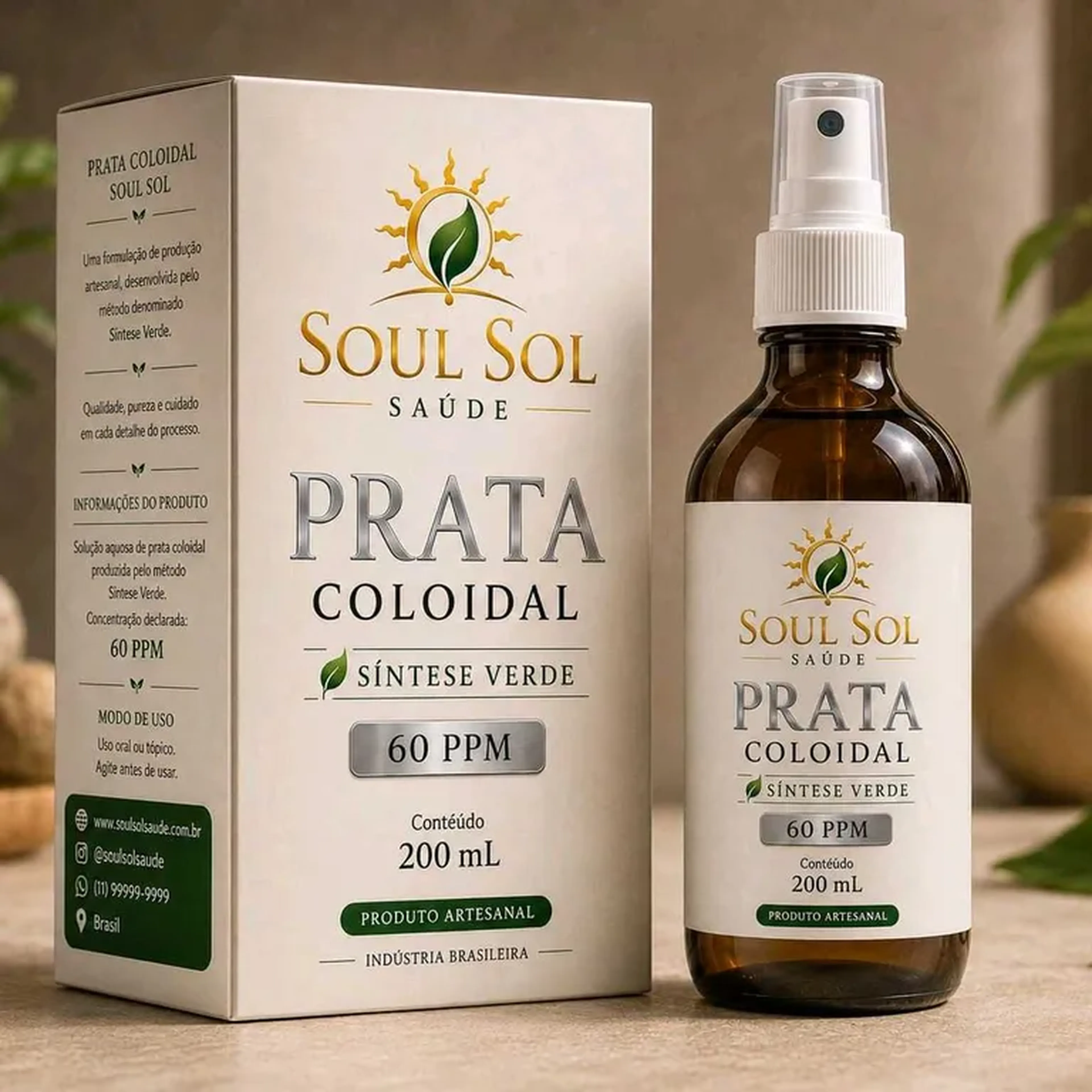 Prata Coloidal Soul Sol: O Escudo Natural da sua Imunidade imagem