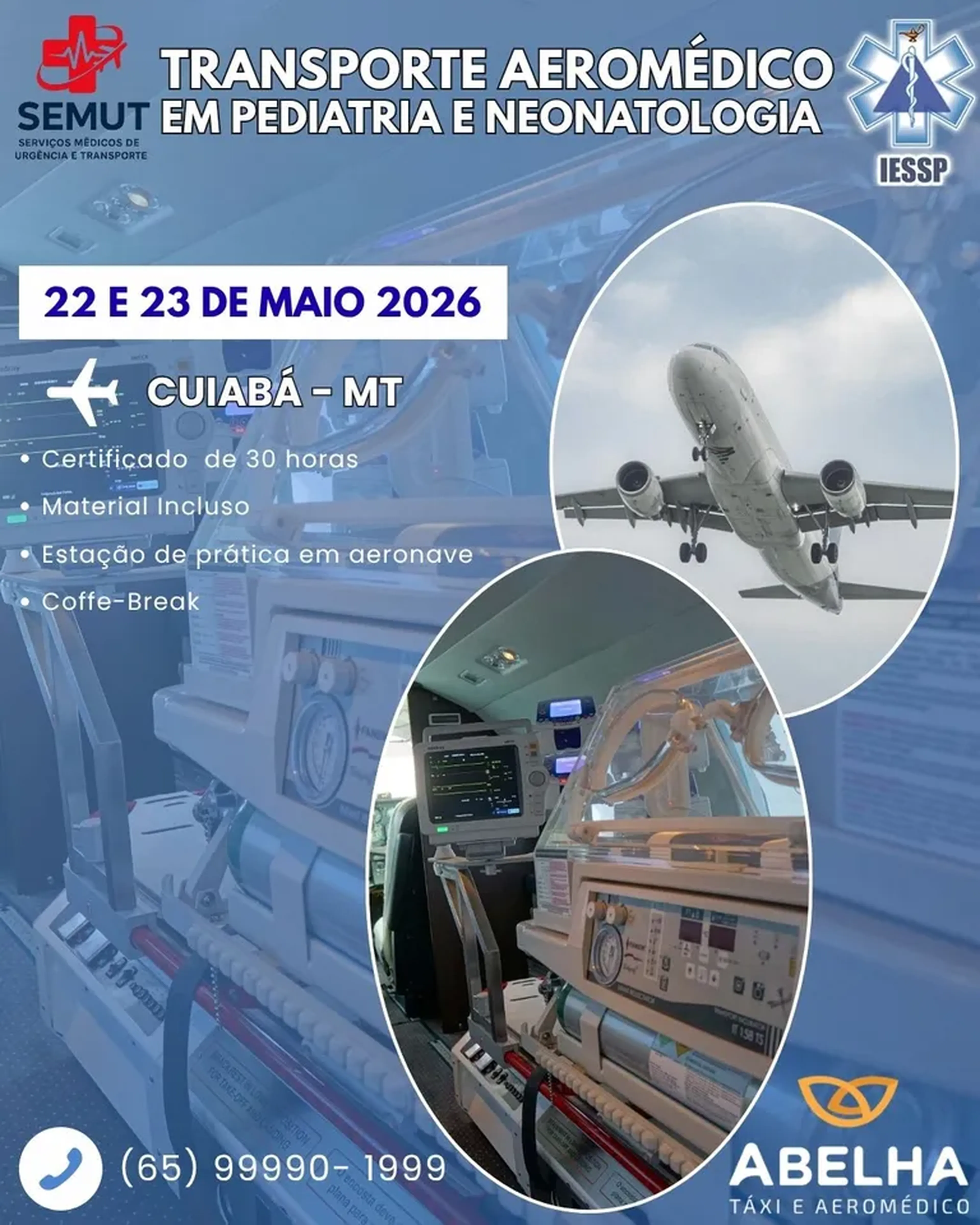 TRANSPORTE AEROMÉDICO PED E NEO imagem