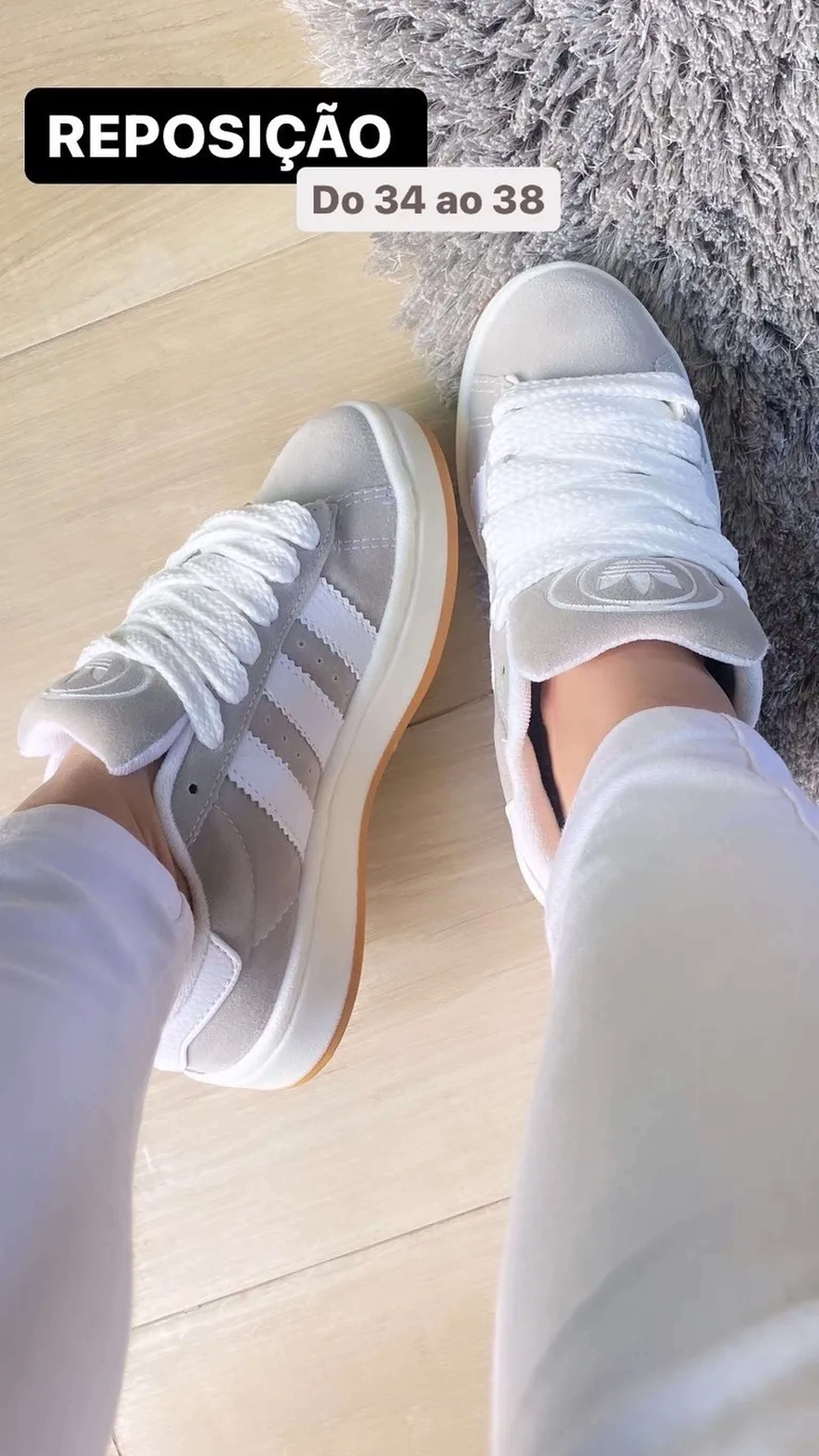 Adidas campus cinza imagem