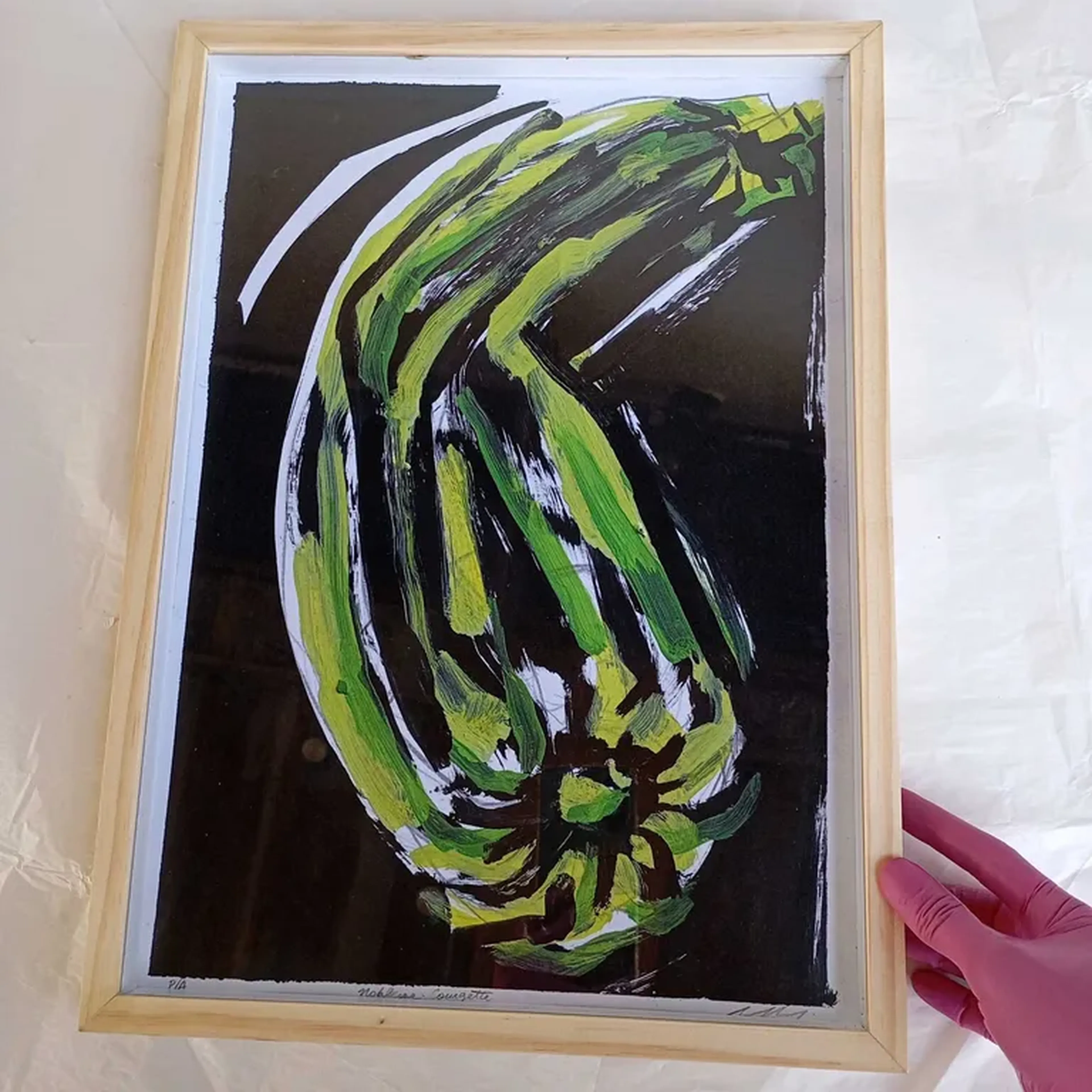 Para 5° C - Noblesse courgette - 30 x 42 cm moldura alta imagem