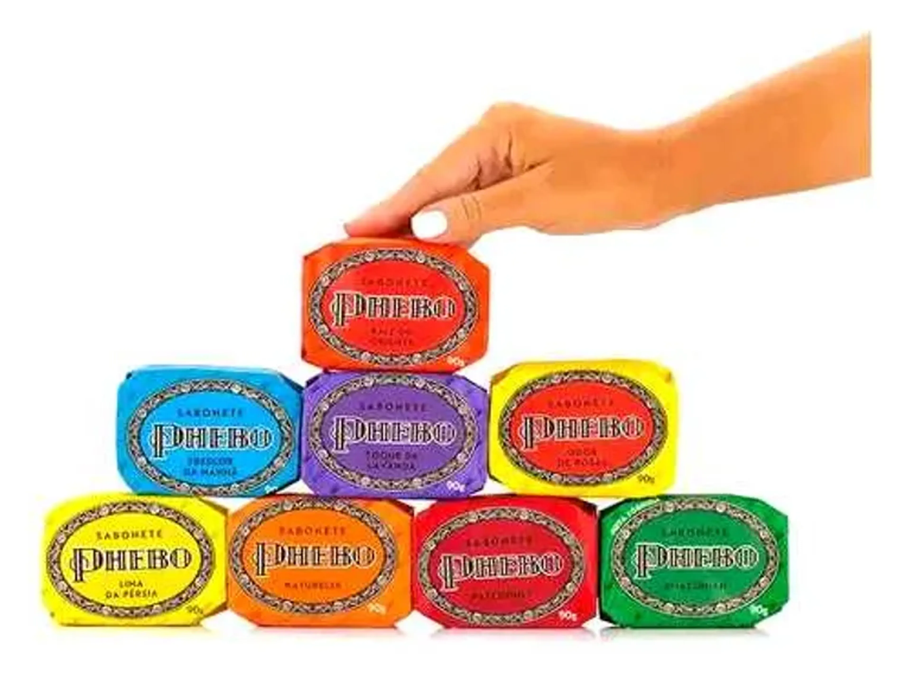Kit Sabonete Phebo - 8 Fragrâncias x 90g imagem