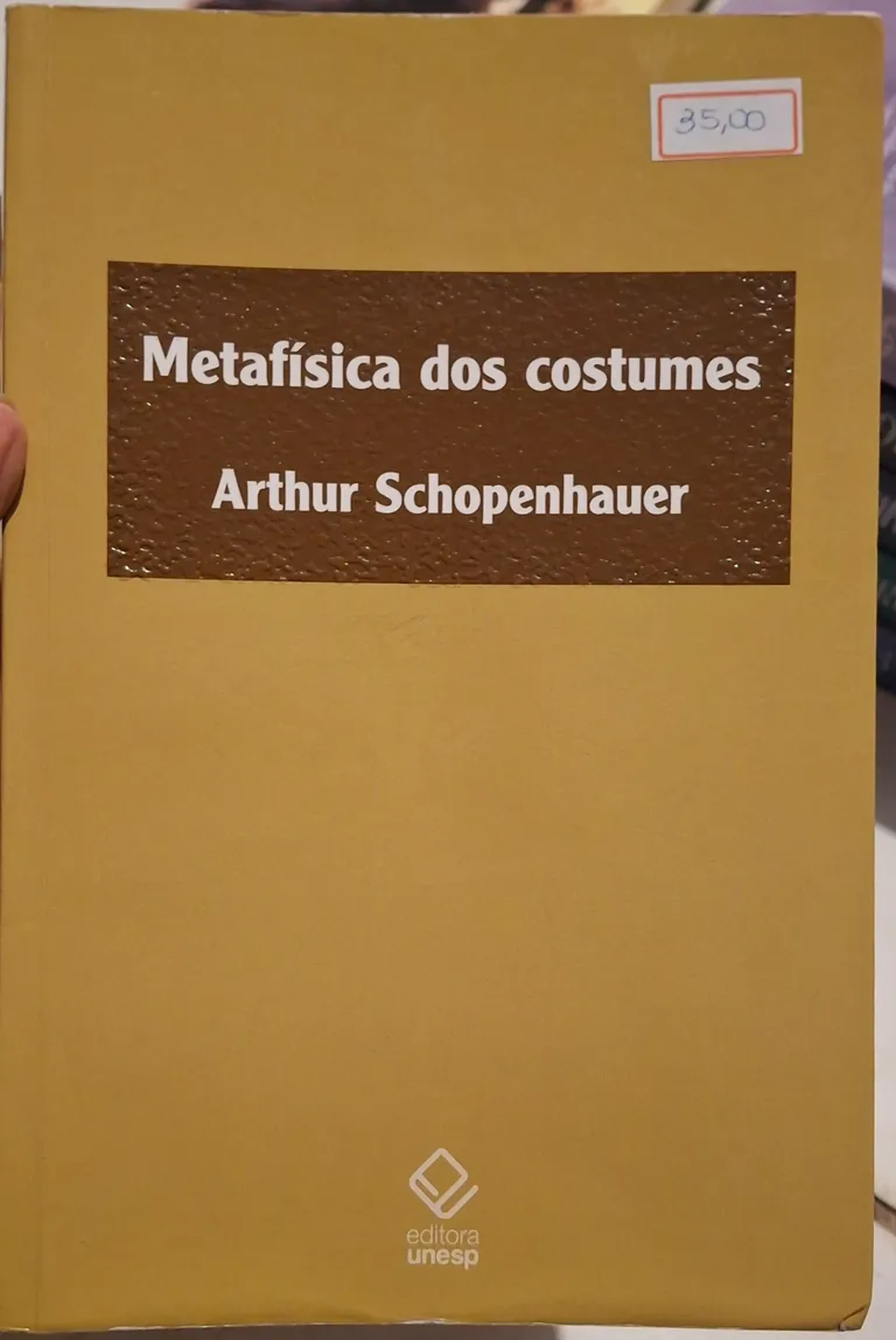 Metafísica dos costumes - Schopenhauer imagem