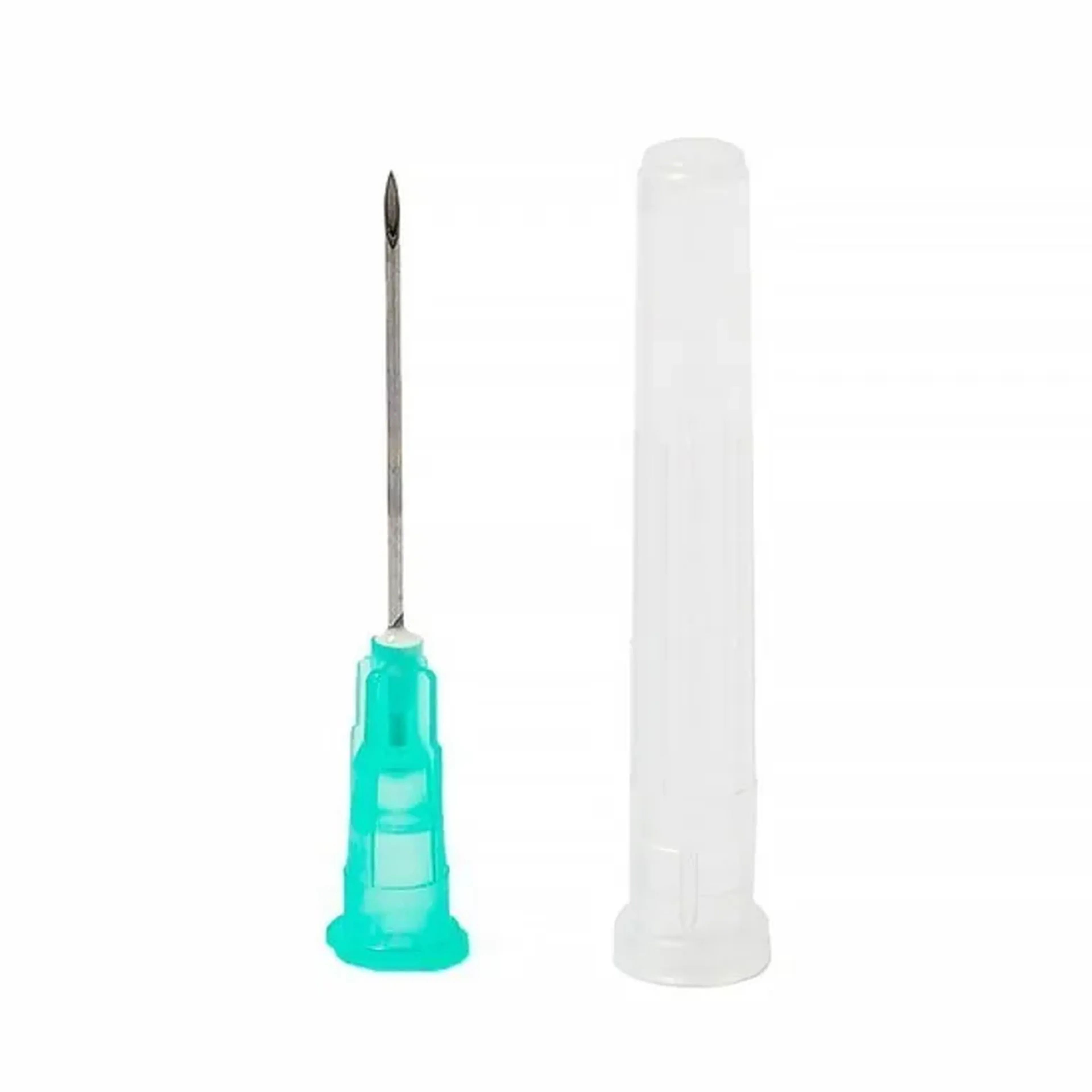 Agulha Descartável Hipodérmica 21G (25x8mm) - 100unid. imagem