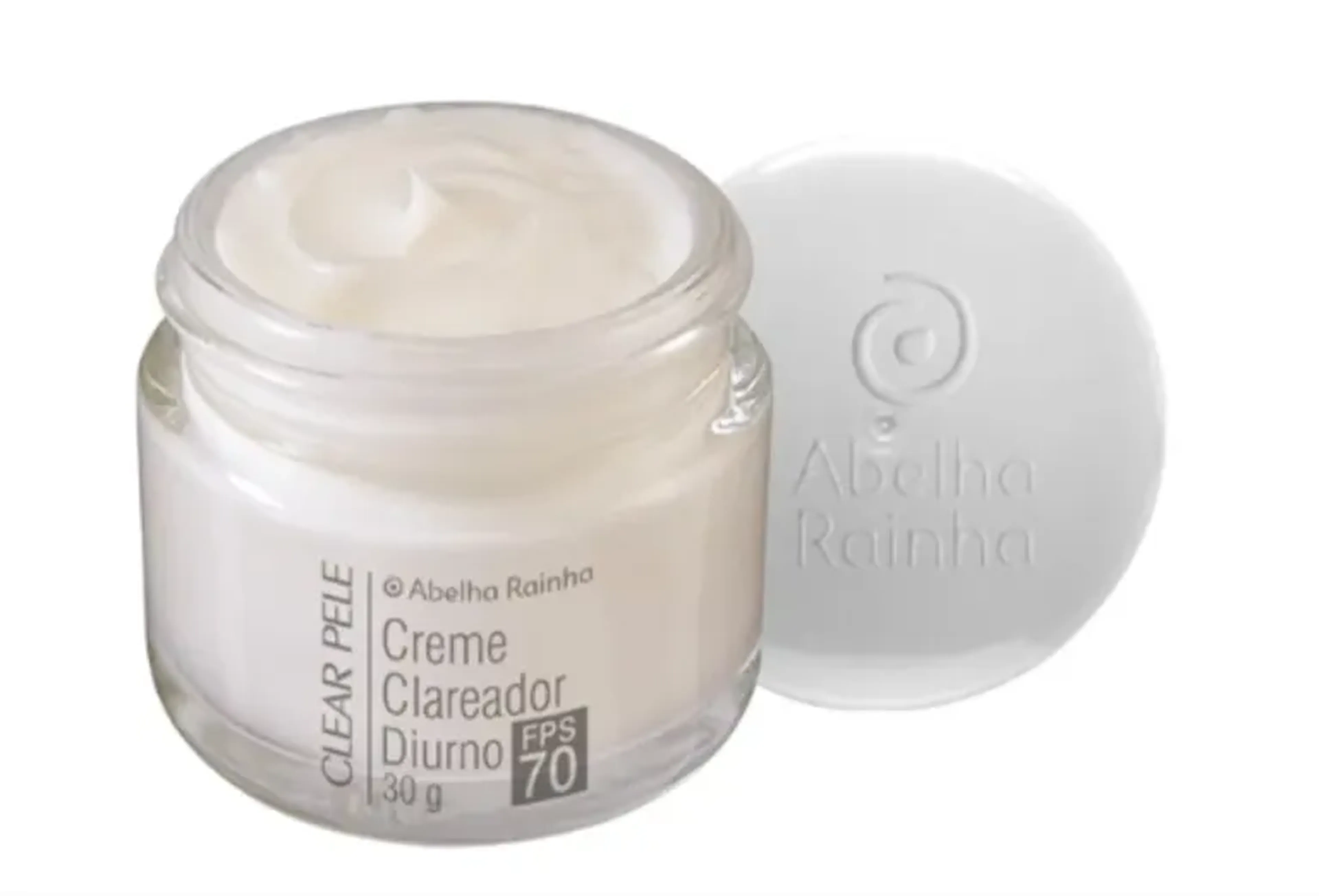 Clear Pele Creme Clareador Diurno Fps 70 30g Abelha Rainha imagem