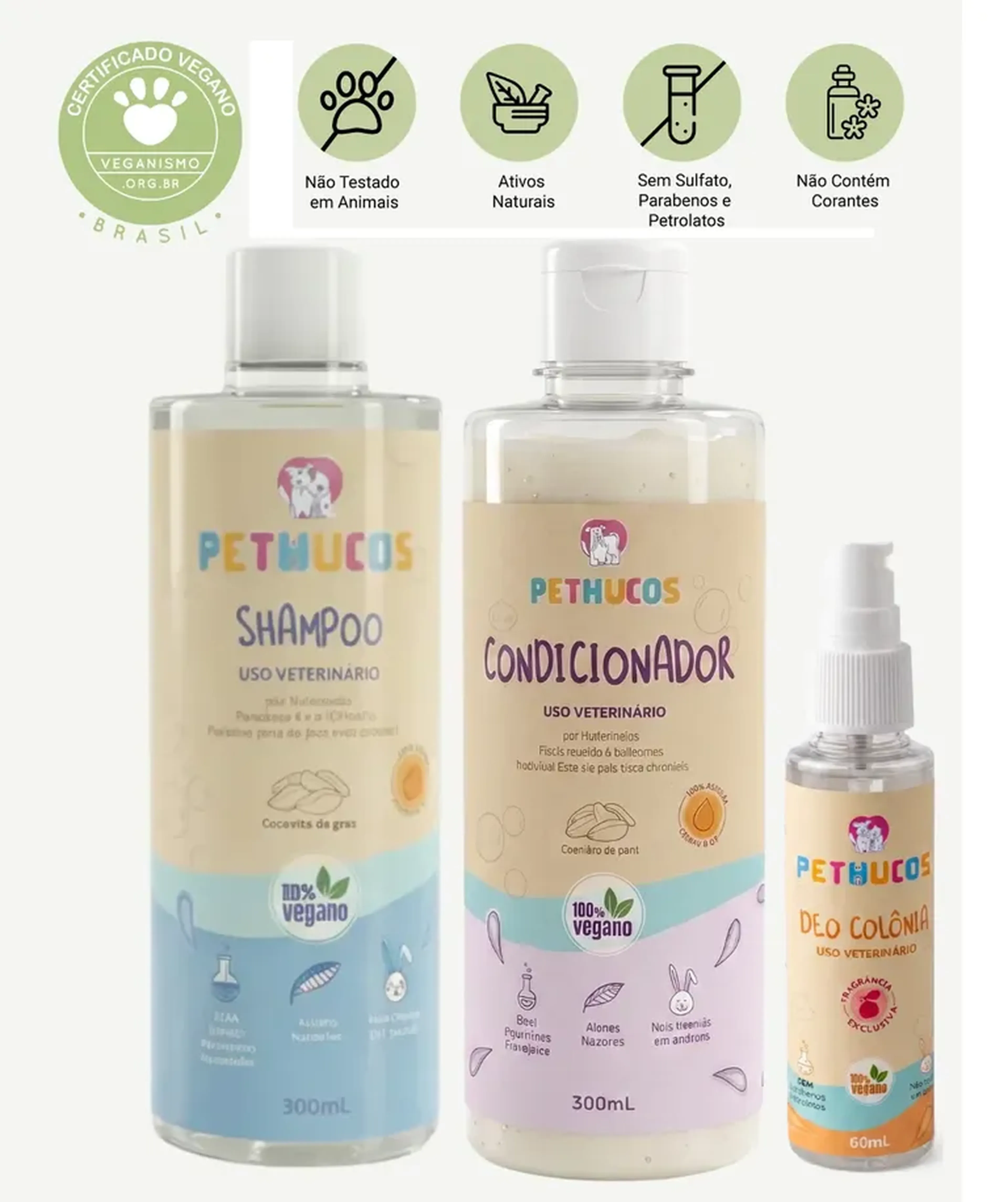 Kit Home Care (Shampoo + Condicionador + Deo Colônia) imagem