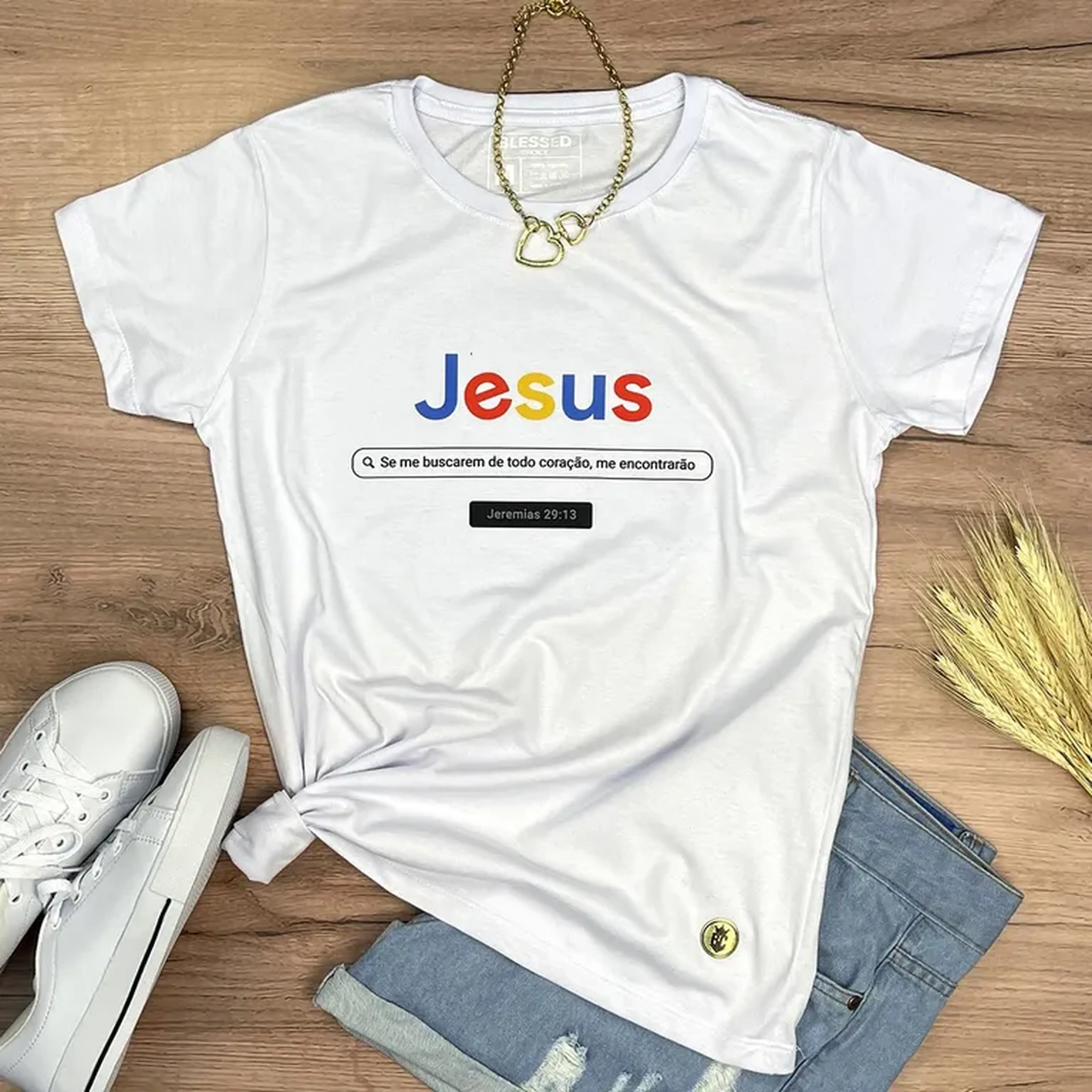 Camiseta Jesus Se me Buscarem imagem