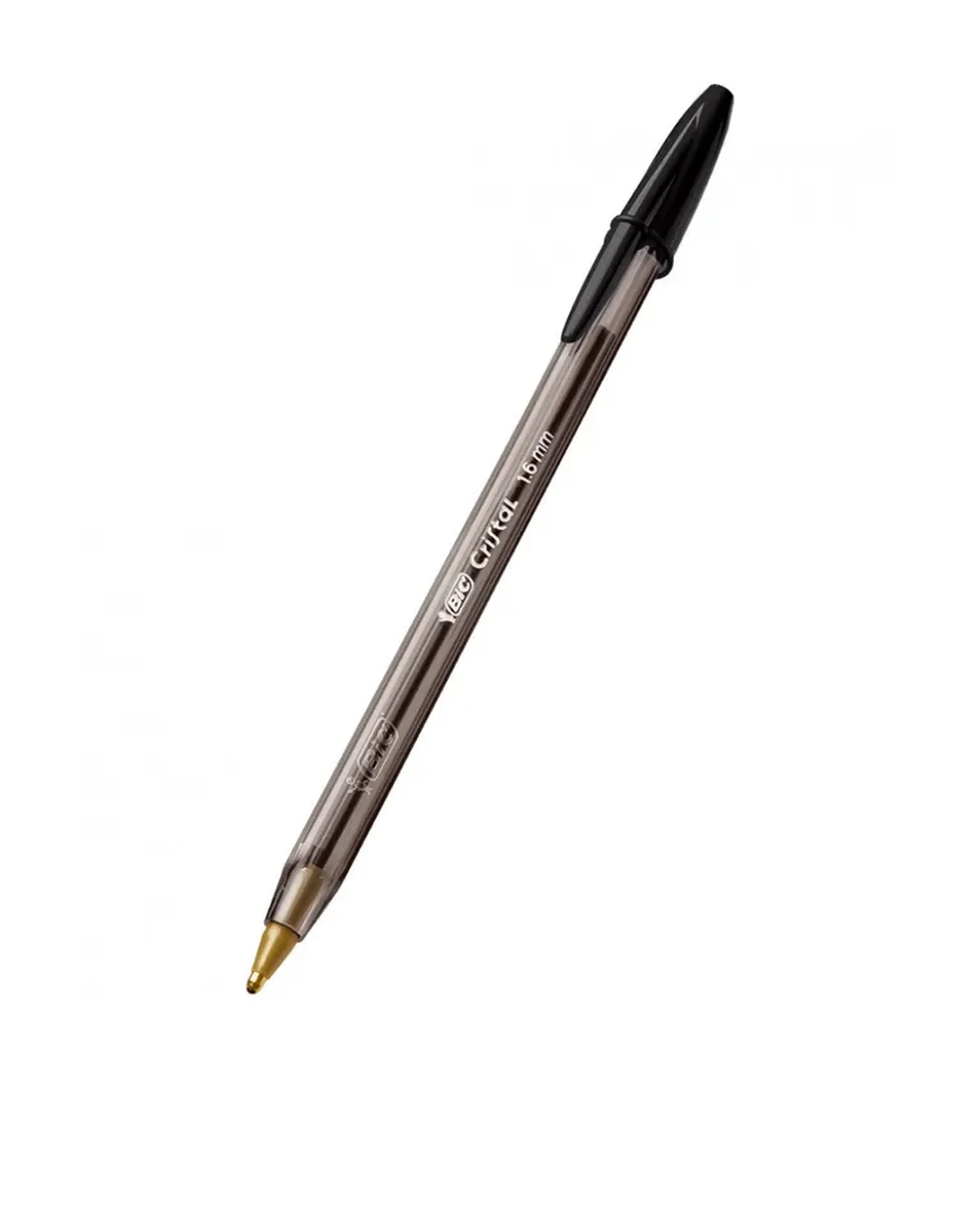Caneta Esferográfica Bic Cristal Bold 1.6mm Preta imagem