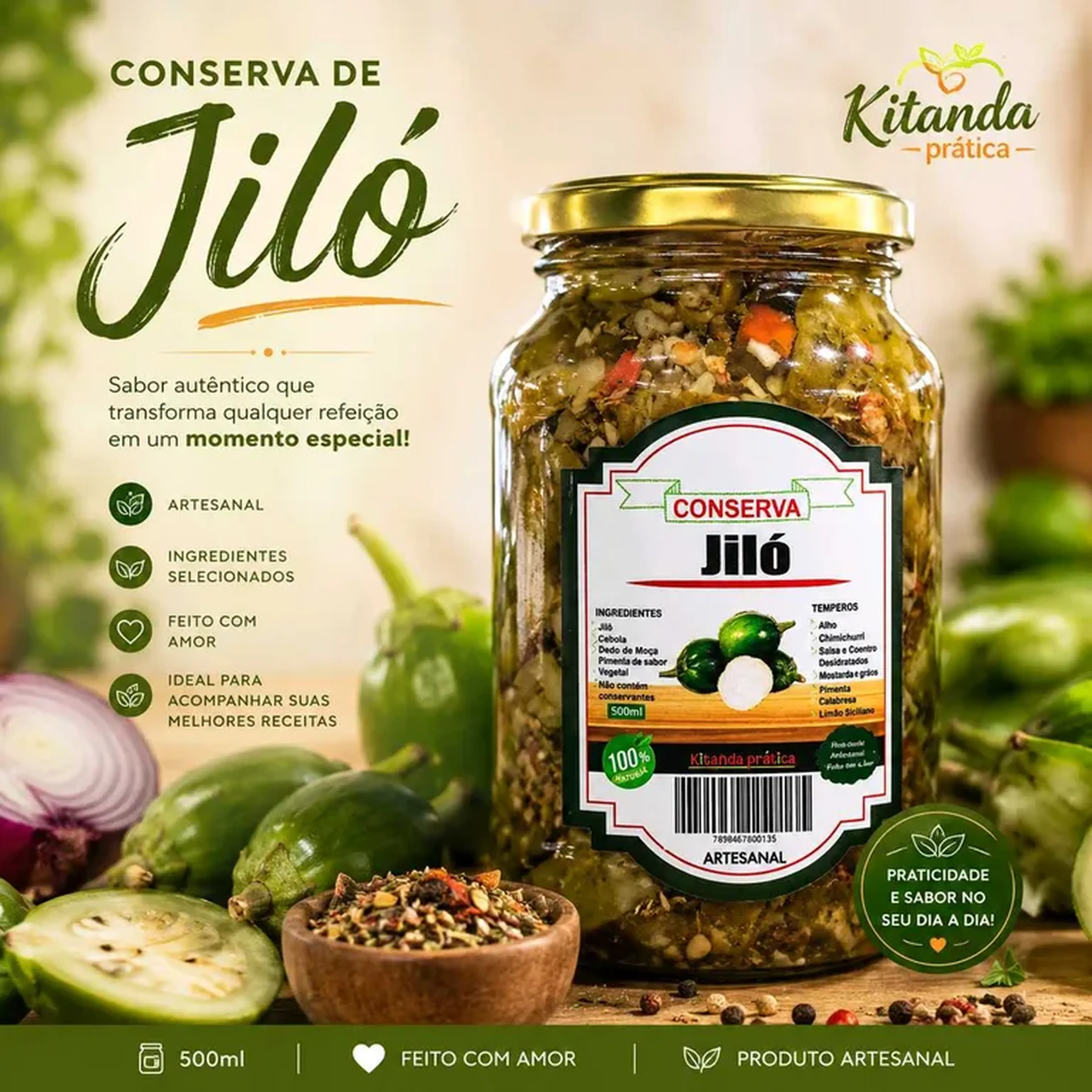 Conserva de Jilo imagem