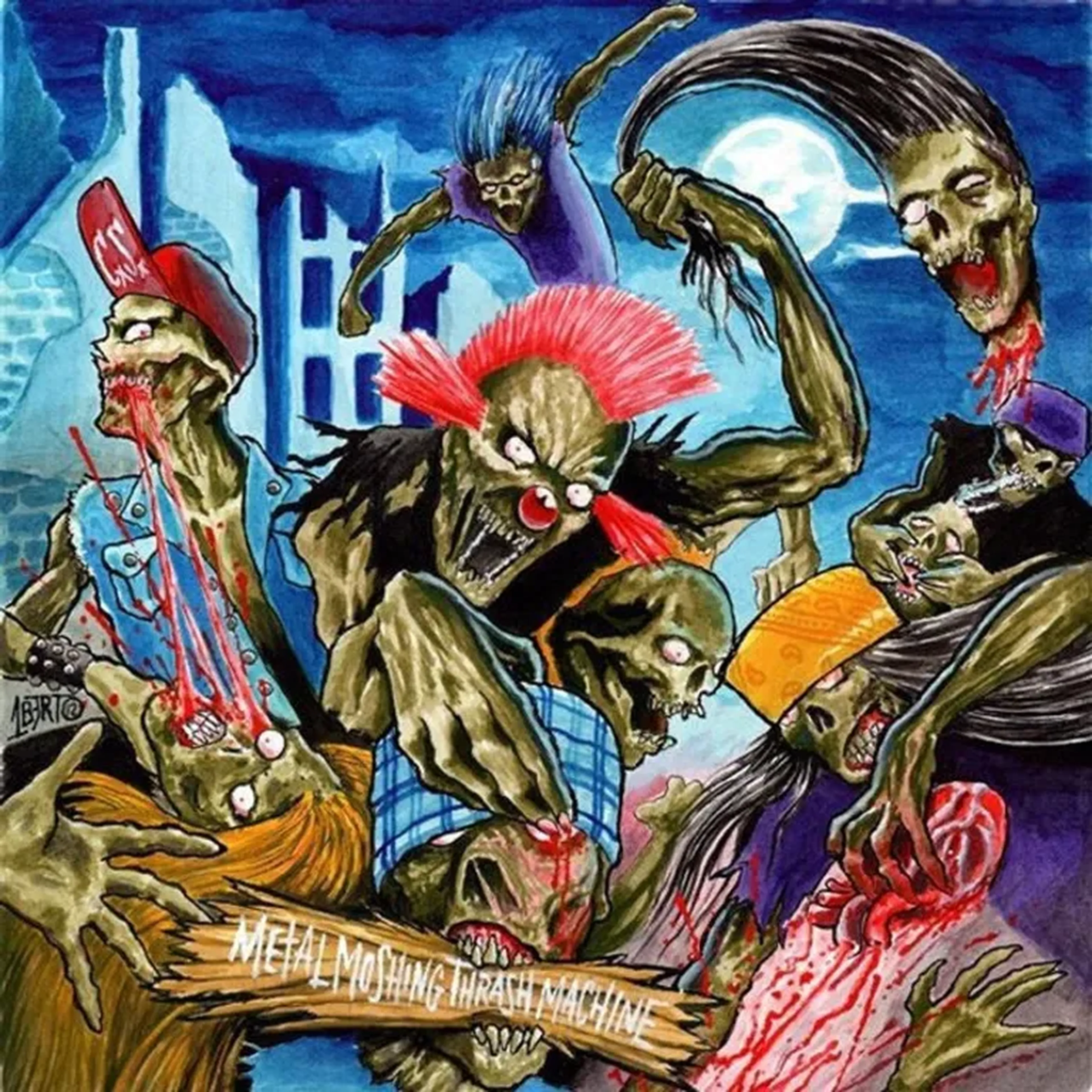 CD Cursed Slaughter - Metal Moshing Thrash Machine BR 2012 LACRA imagem