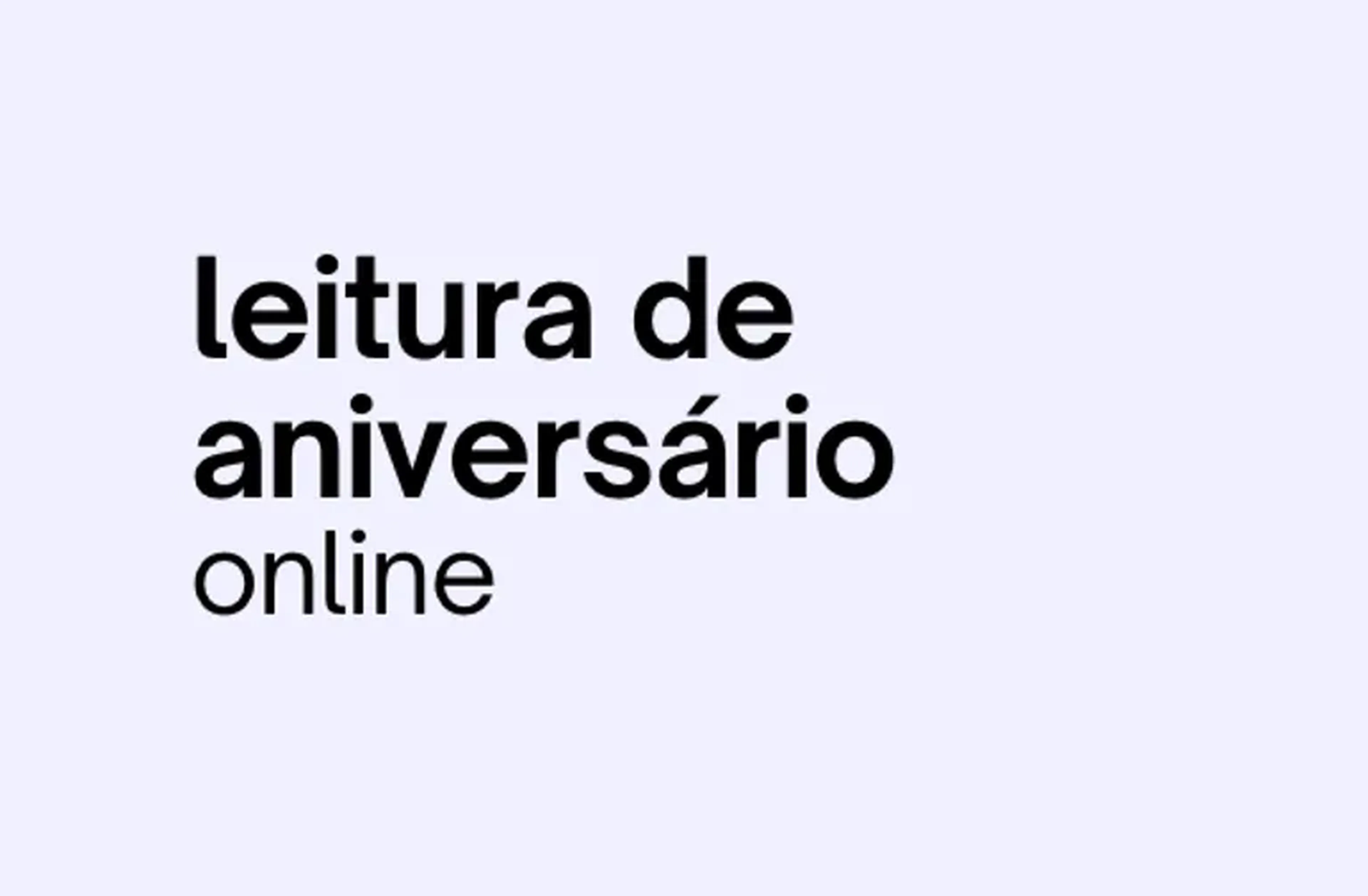 Leitura de Aniversário imagem