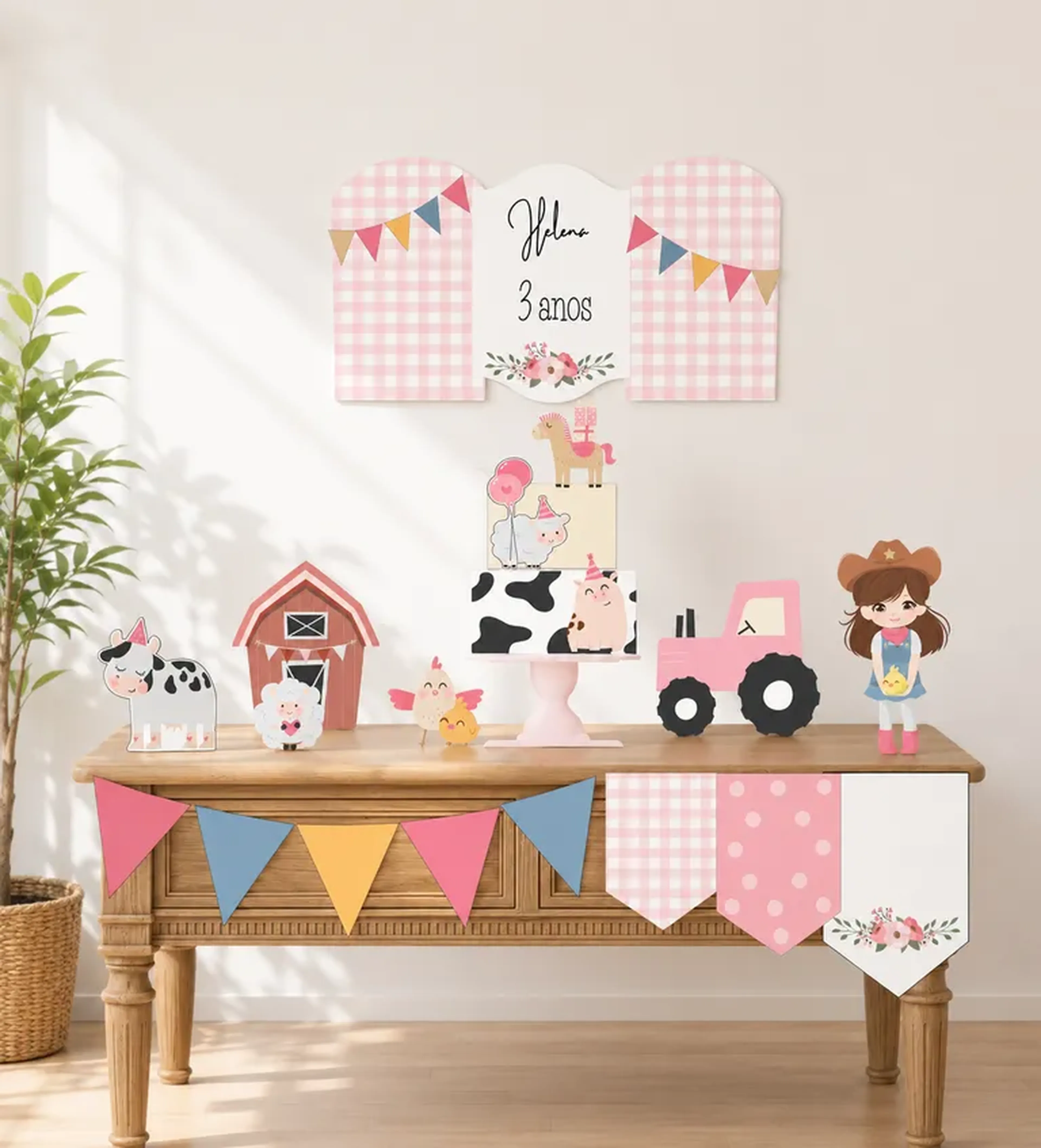 Kit Digital Fazendinha Menina imagem