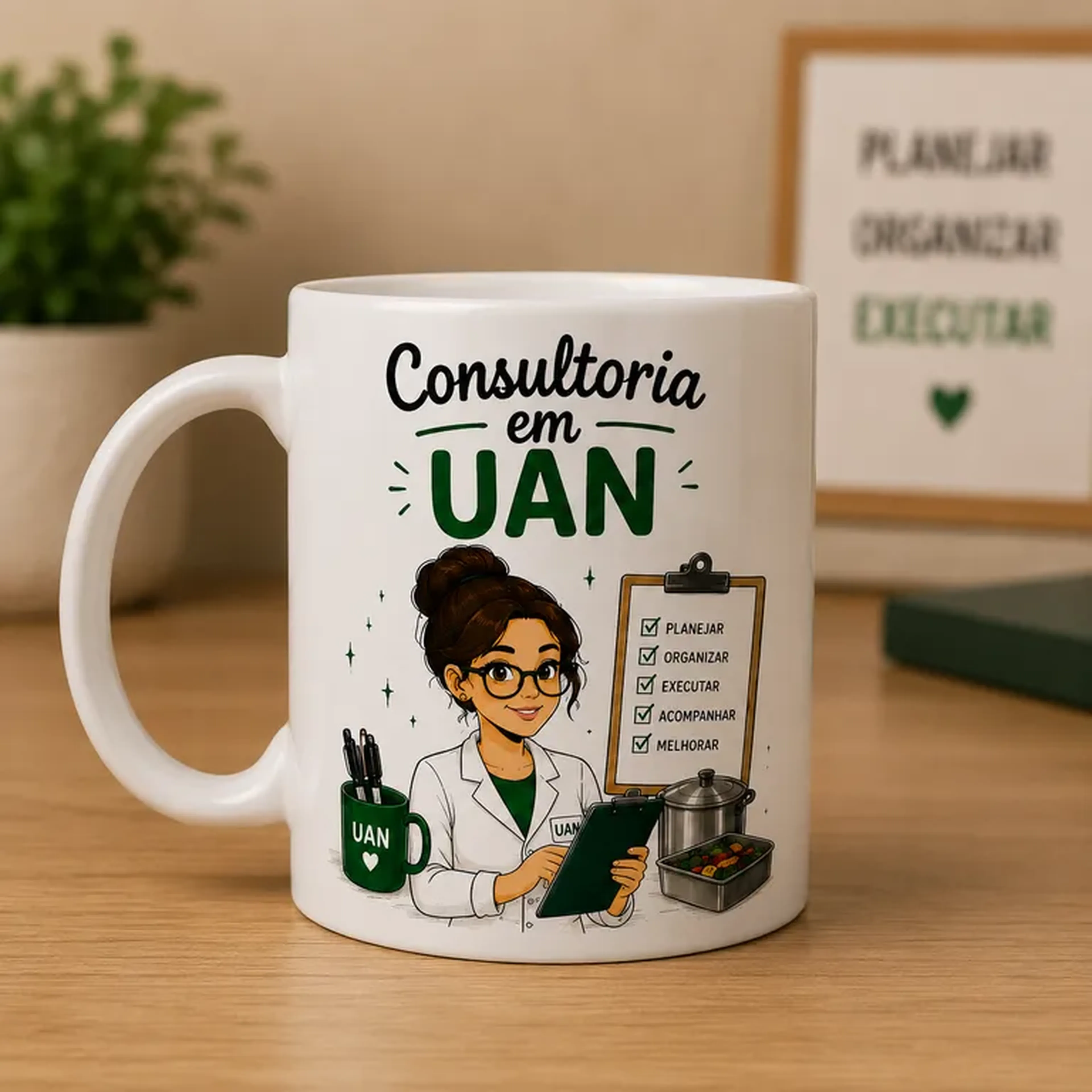 Caneca UAN - Consultoria Caos 2 - Porcelana 325ml imagem