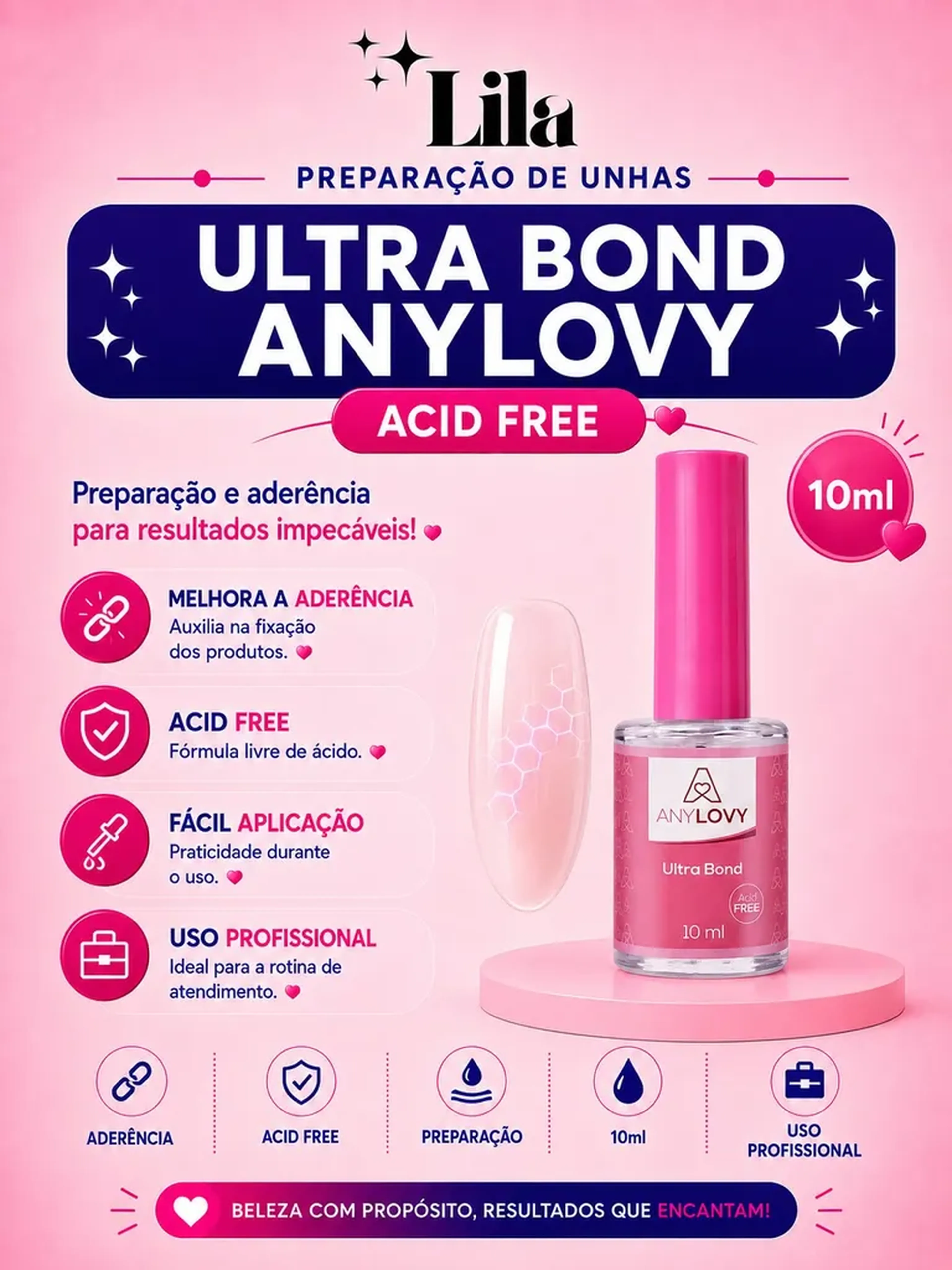 Ultra Bond - AnyLovy Acid Free 10ml imagem