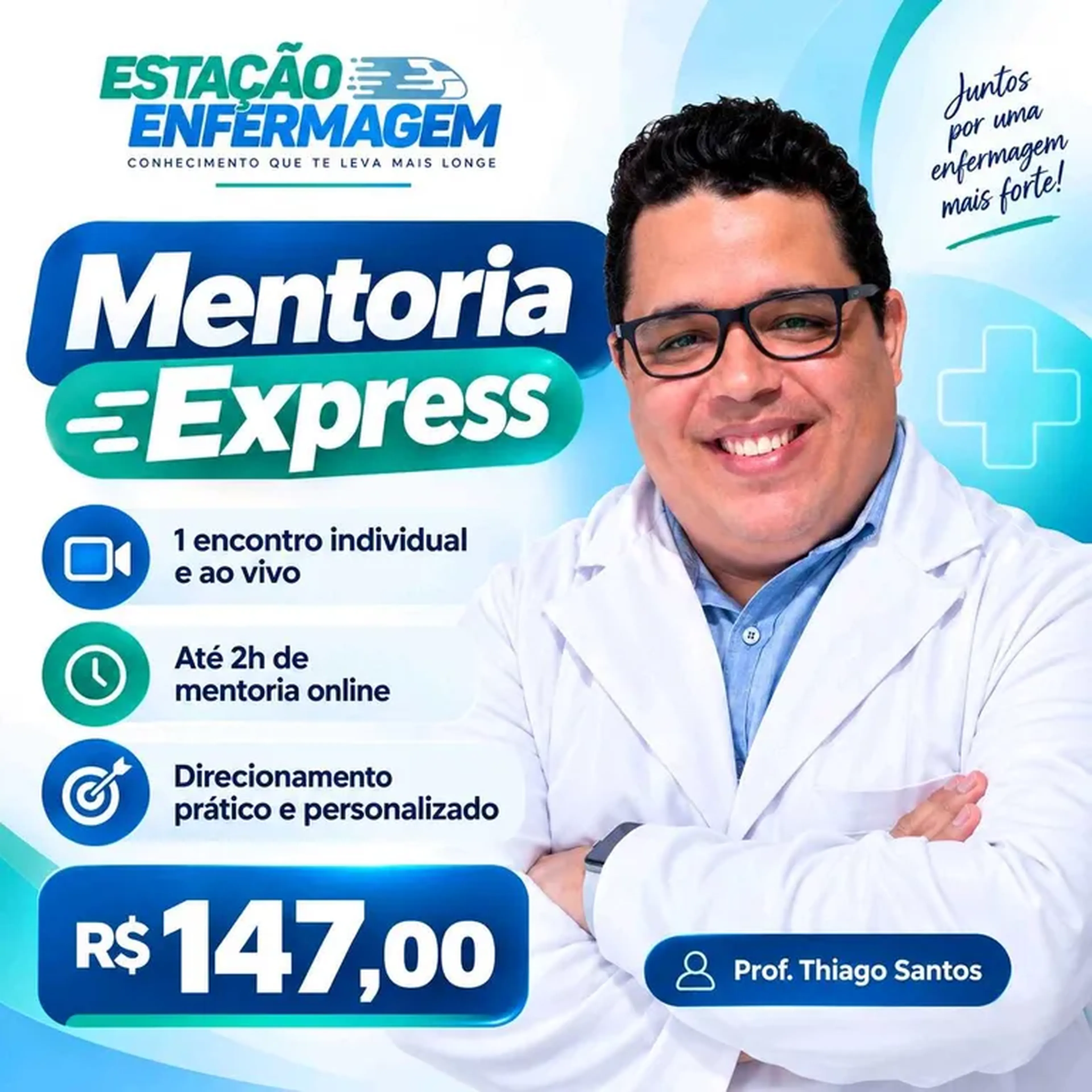 Mentoria Express de Enfermagem | Prof° Thiago Santos imagem