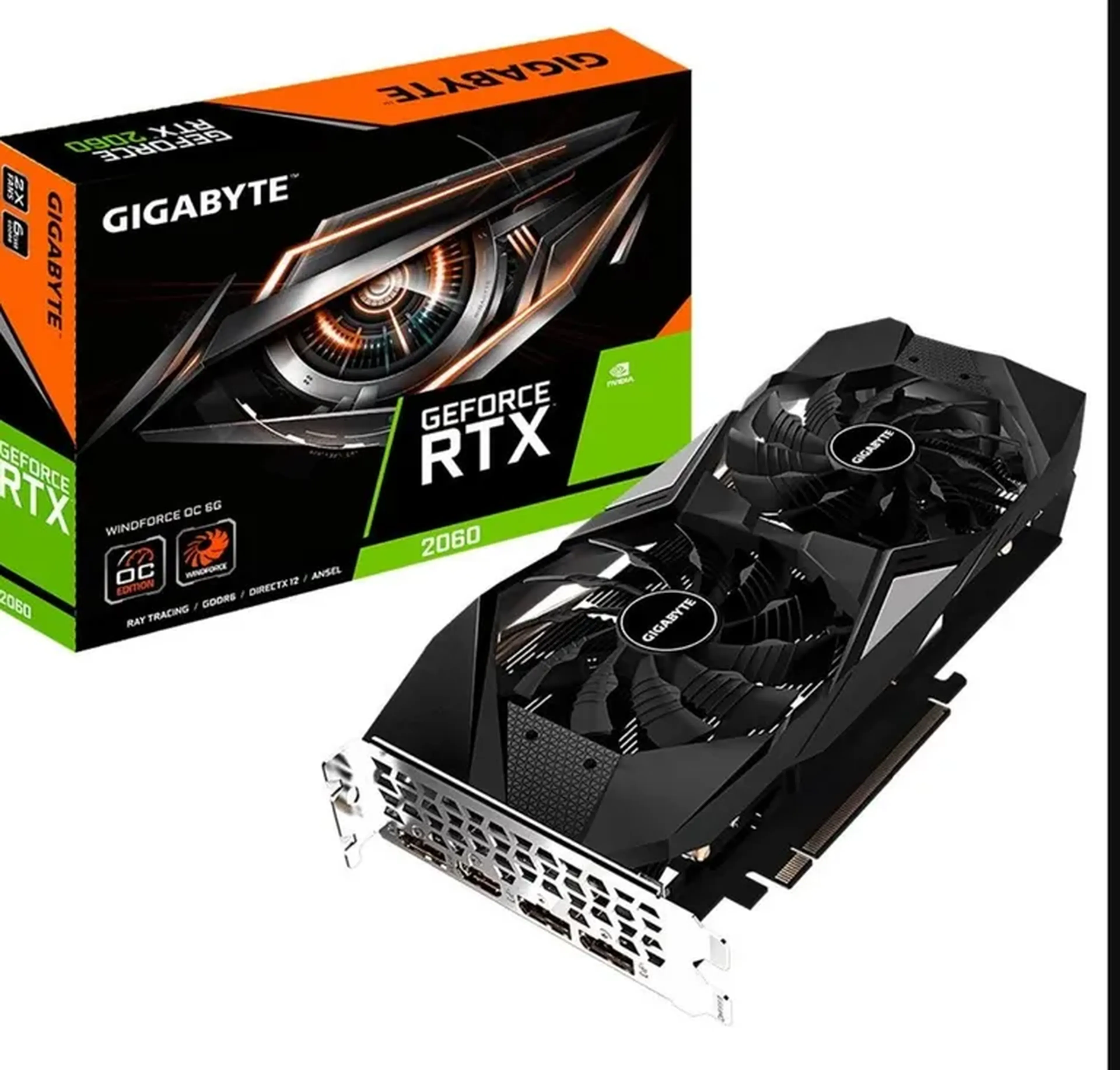 Nvidia Geforce RTX 2060 6GB Gigabyte WindForce imagem