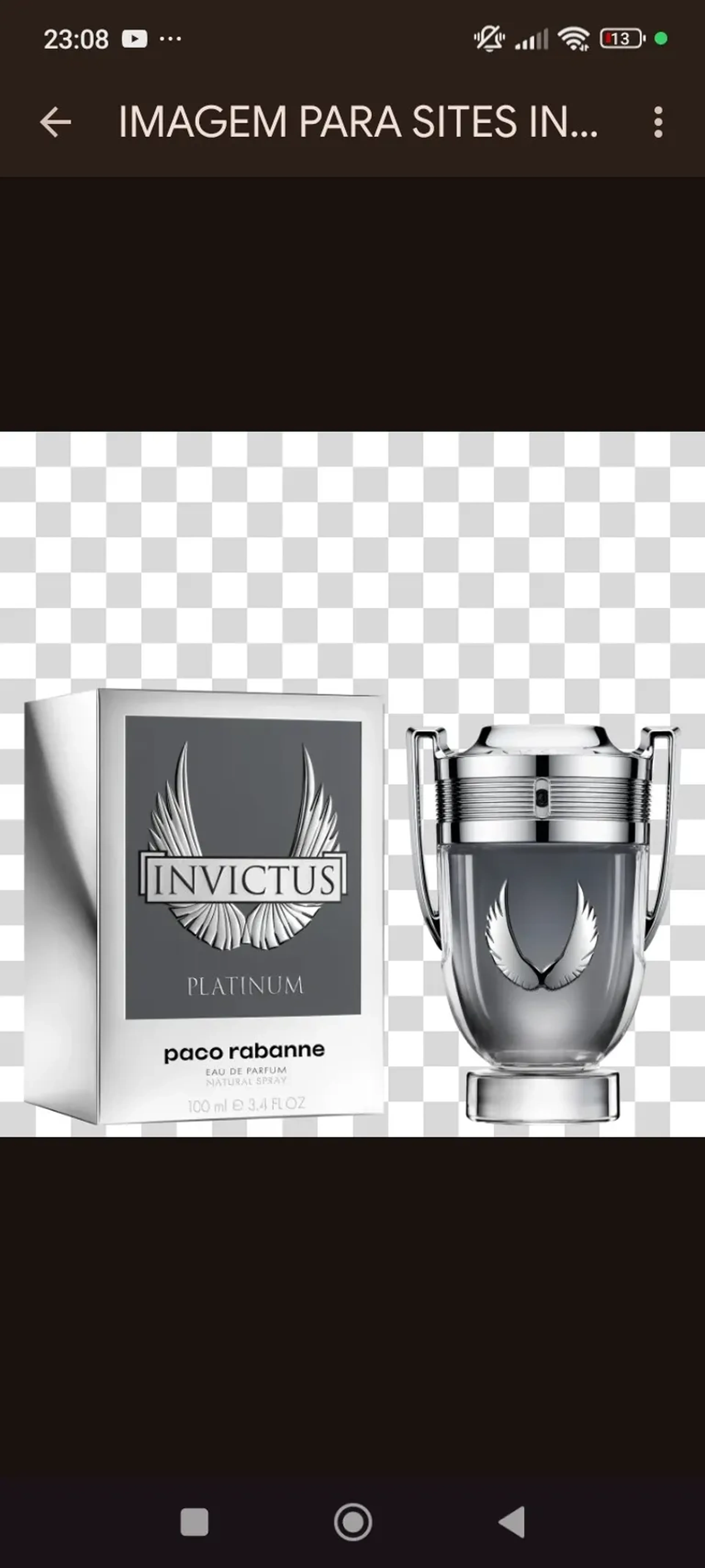 Invictus Platinum Paco Rabanne – Perfume Masculino imagem